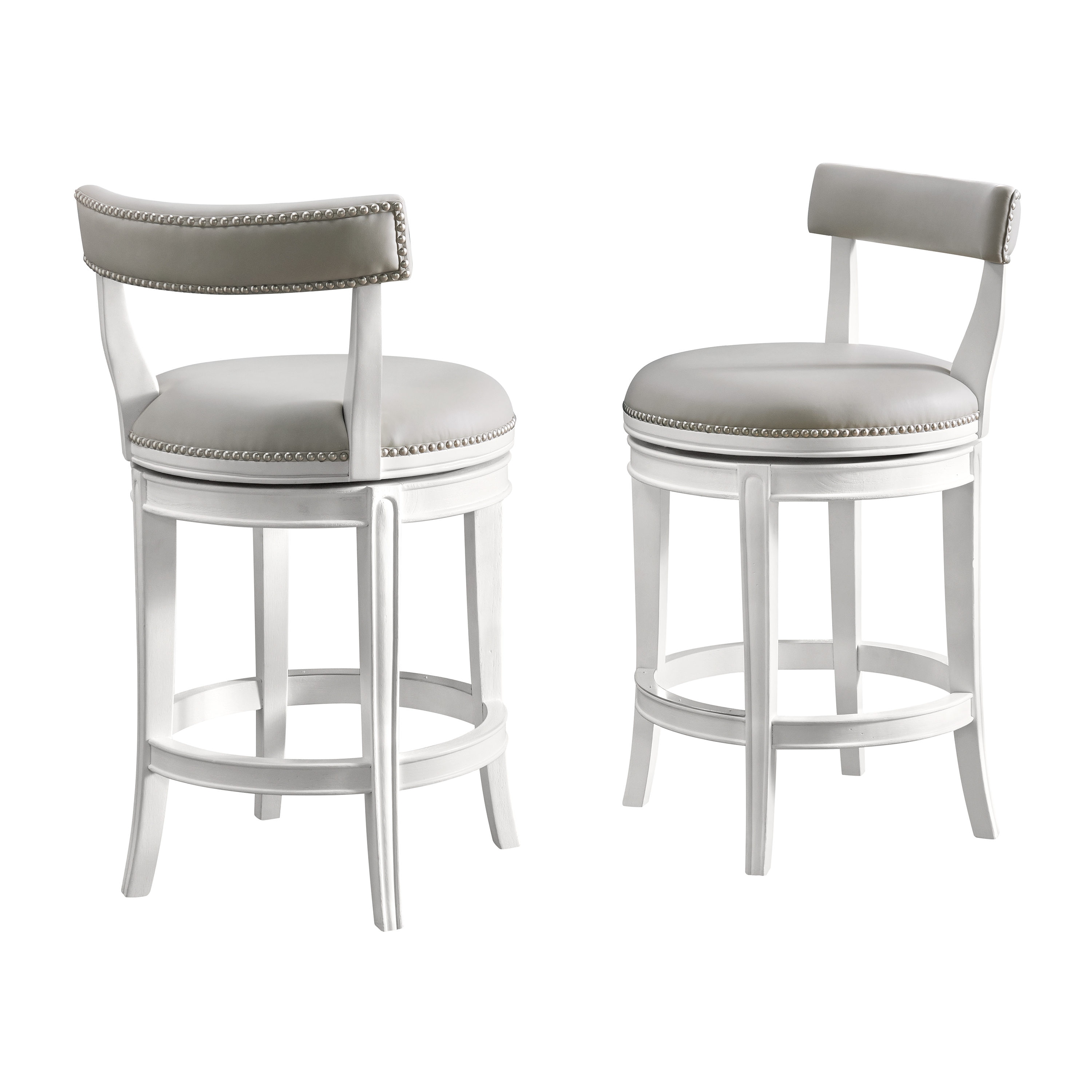 Counter height swivel bar stools with low discount back