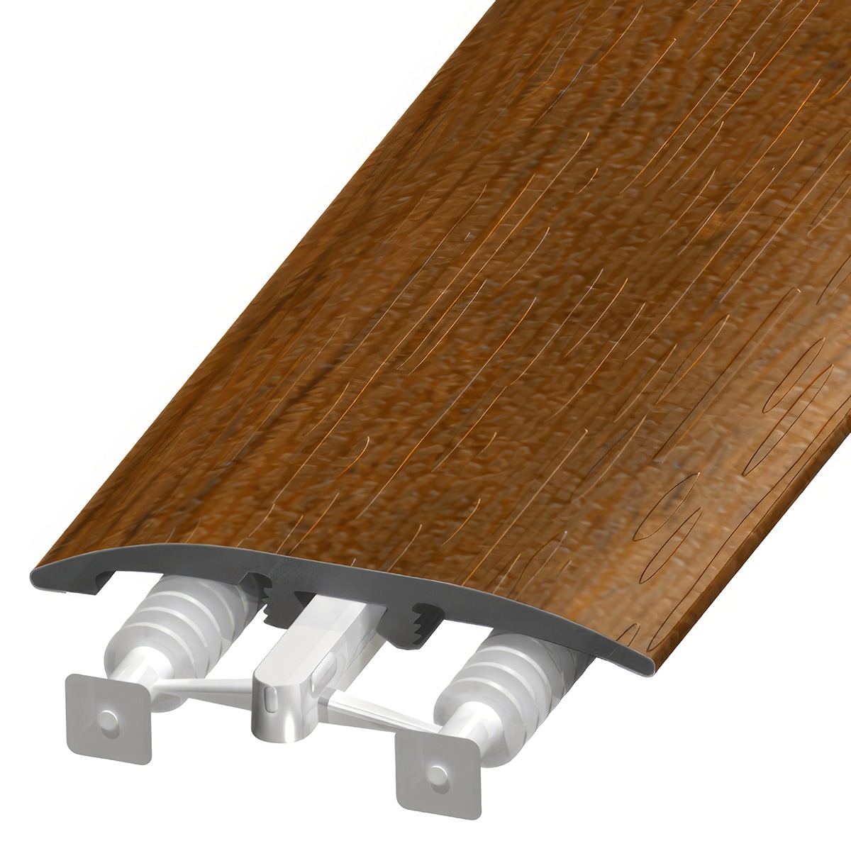 Versatrim SLT-106767 Woods TimberCore Lucida-woods TimberCore-Acacia 0.25-in T x 2-in W x 94-in L PVC 3-in-1 T-moulding/Reducer/Endcap