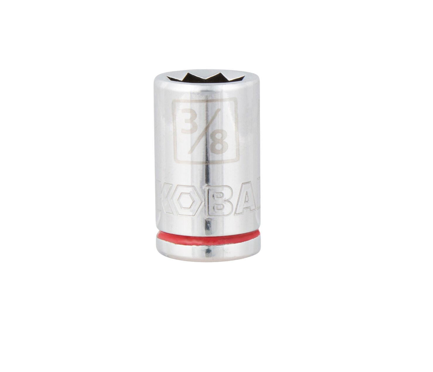 Kobalt 87706 Standard (SAE) 3/8-in Drive 8-point 3/8-in Shallow Socket