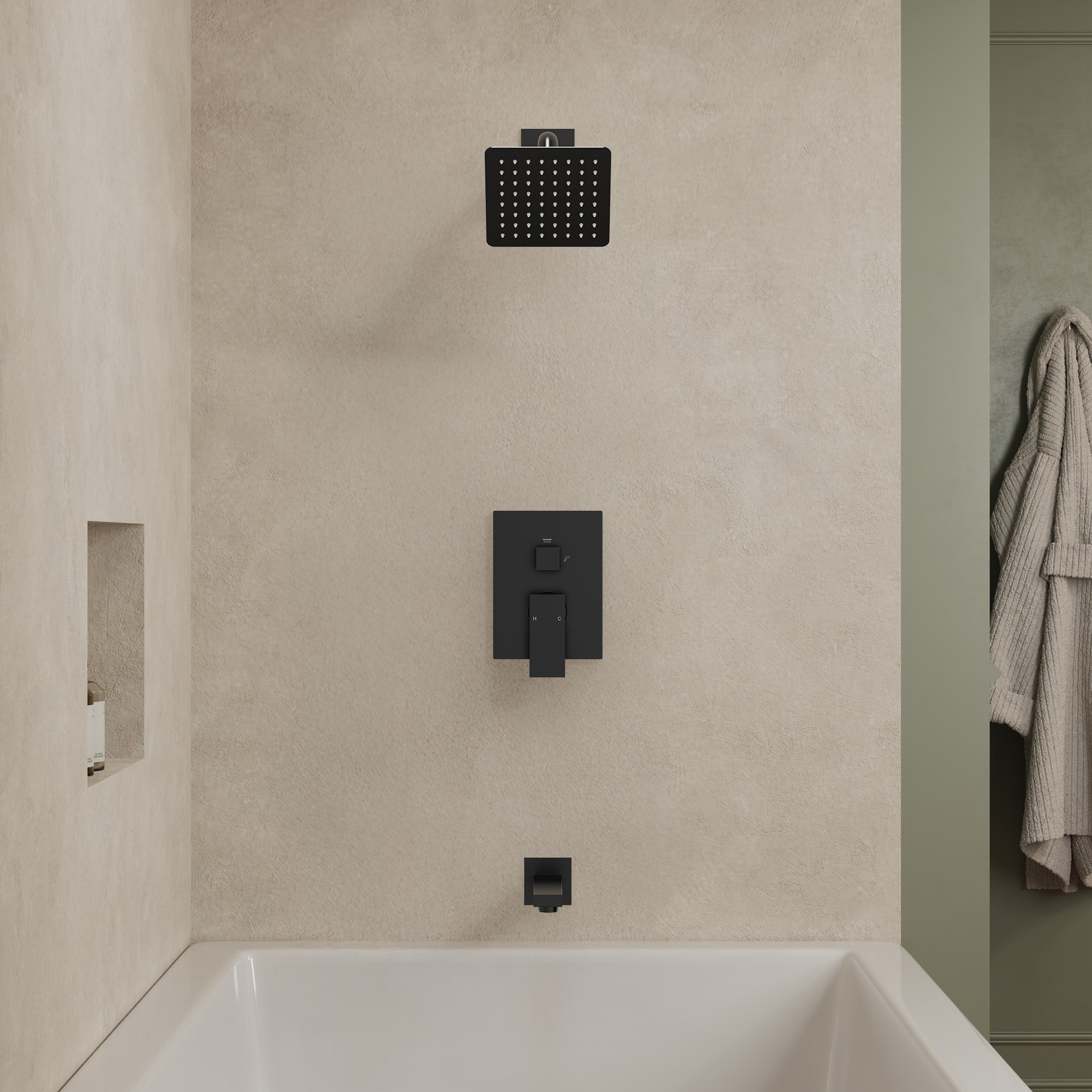 GRANDJOY SGF10GJ-58-BN10 Tub-Shower-Faucets - View #2