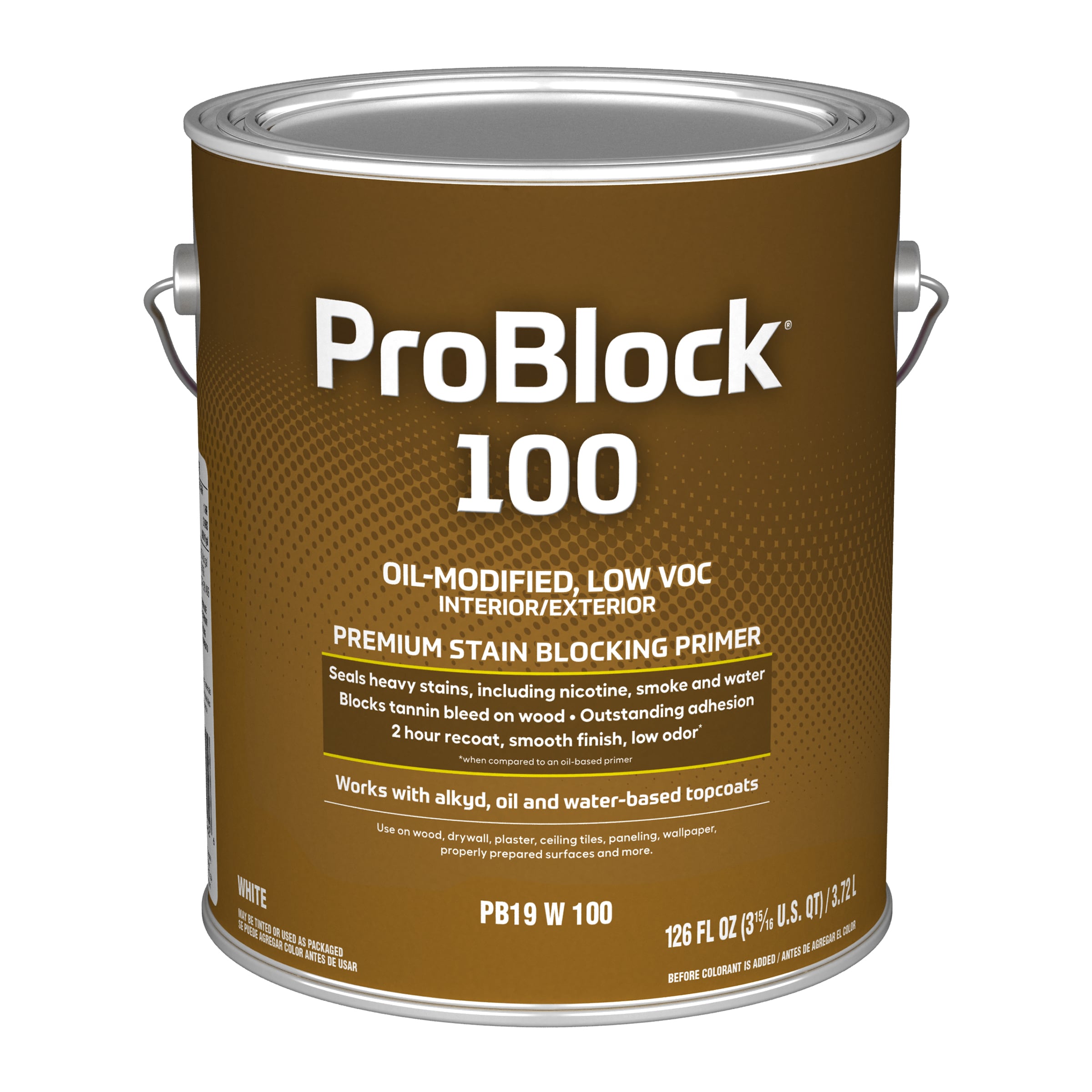 ProBlock 100 Interior/Exterior High hiding Oil-modified Wall and Ceiling Primer ( 1-gallon )