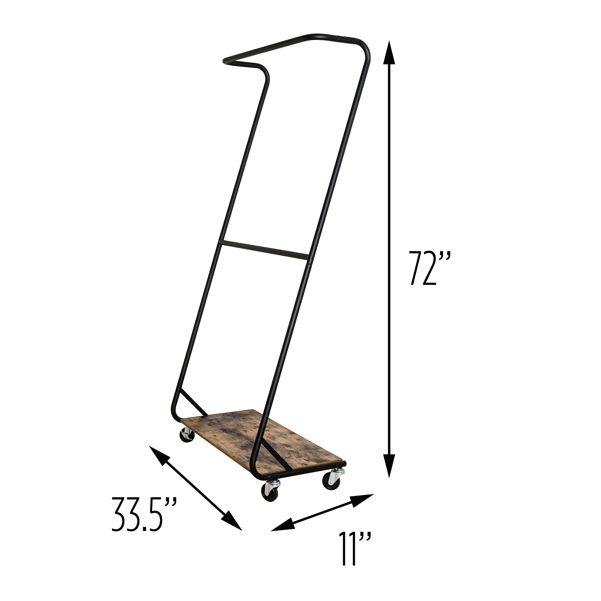 Roller discount clothes rack