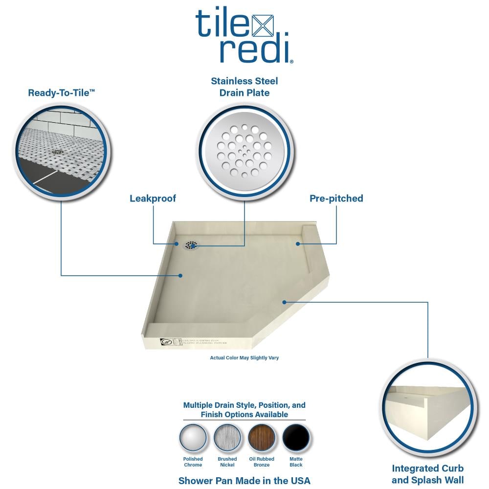 Tile Redi P48NEO-PVC Shower-Floors - View #2