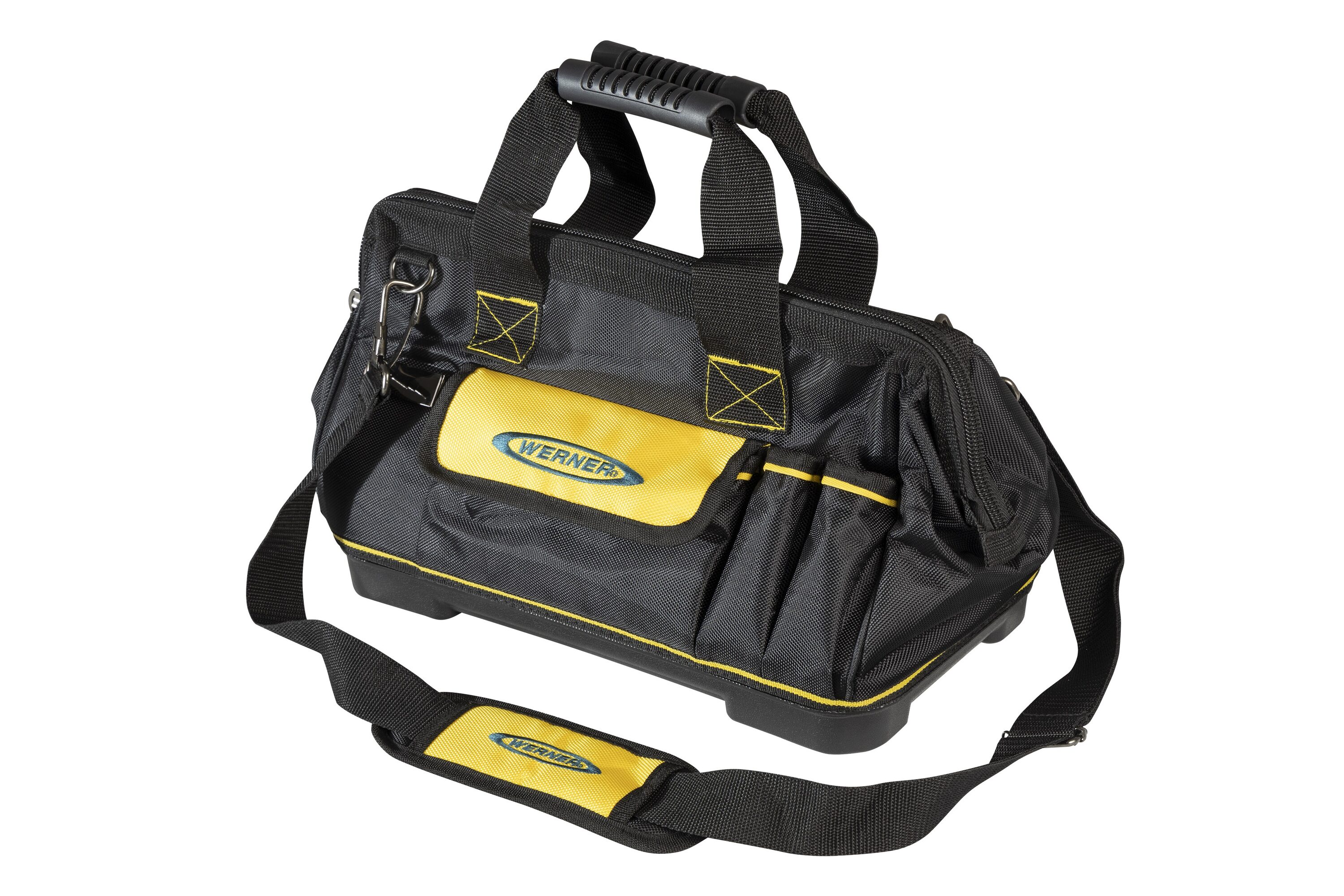 Werner 1028594 Nylon Tool Bag, Black & Yellow - Pack of 4