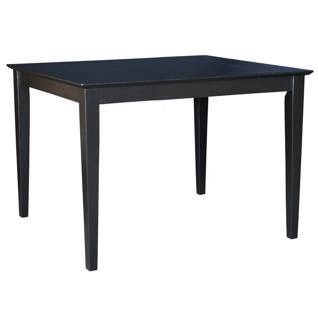 Black Wood Base In The Dining Tables, Black Wood Counter Height Table And Chairs