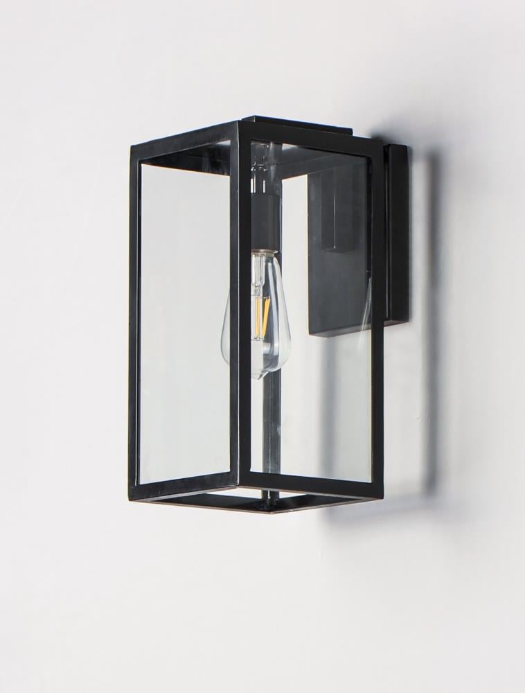 Catalina Dark Bronze Dimmable Outdoor Wall Sconce with Clear Glass