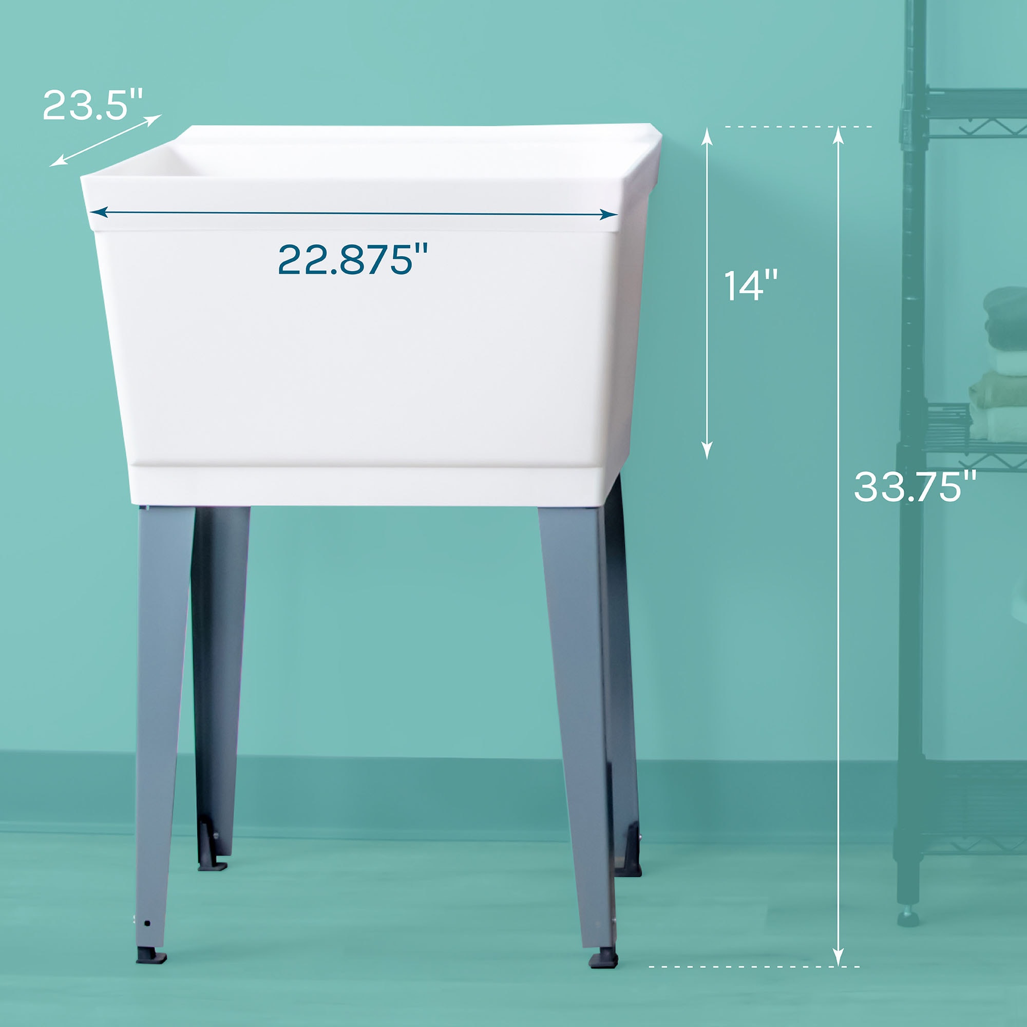 Cambridge Resources 040 US6502 Laundry-Tubs-Utility-Sinks - View #3