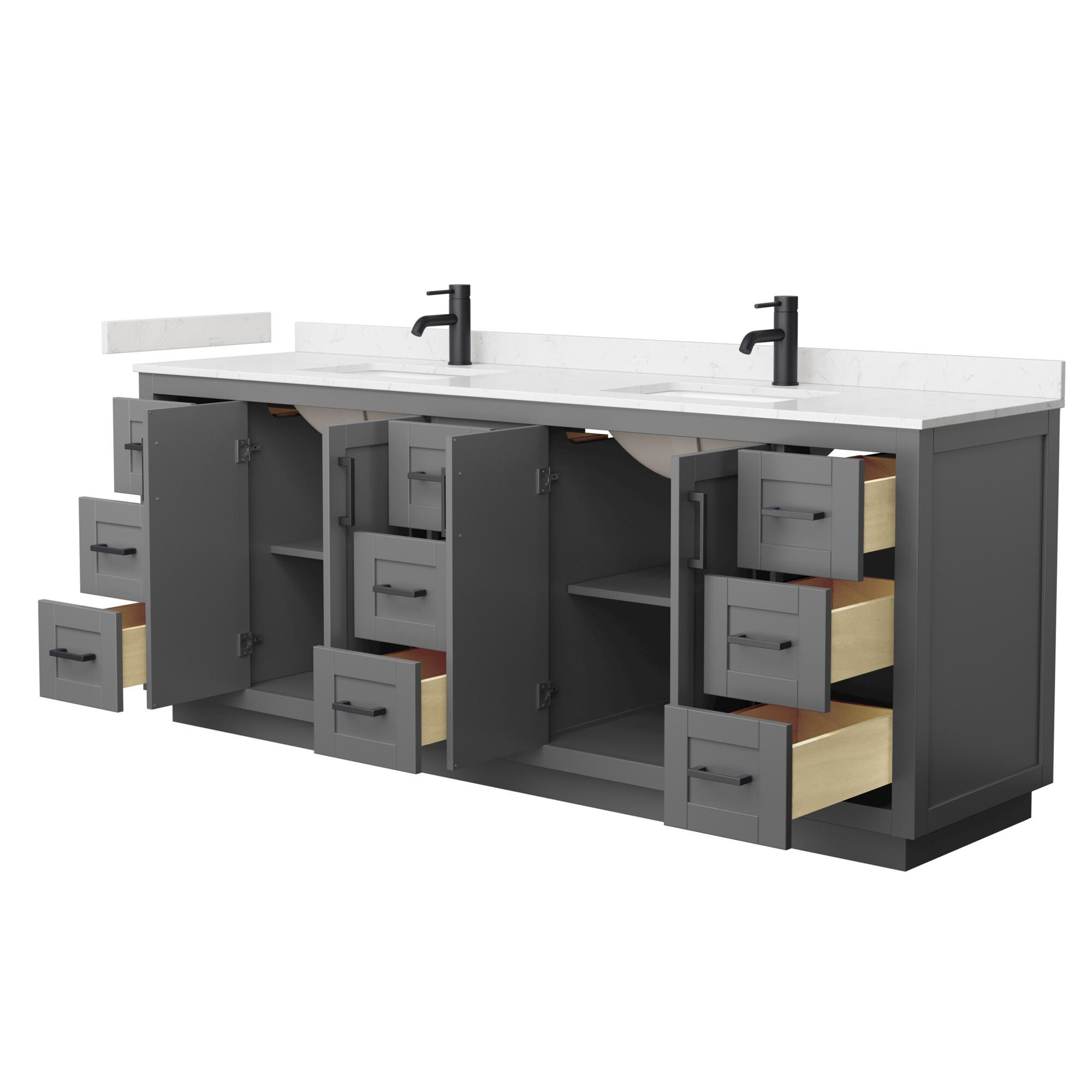 Wyndham Collection WCF292984DGBC2UNSMXX Bath-Vanity-Combo - View #3