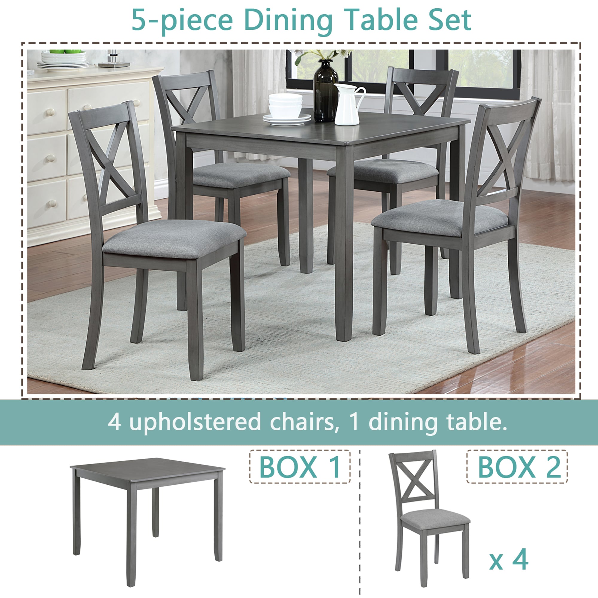 SINOFURN SYA020307WT Dining-Sets - View #6