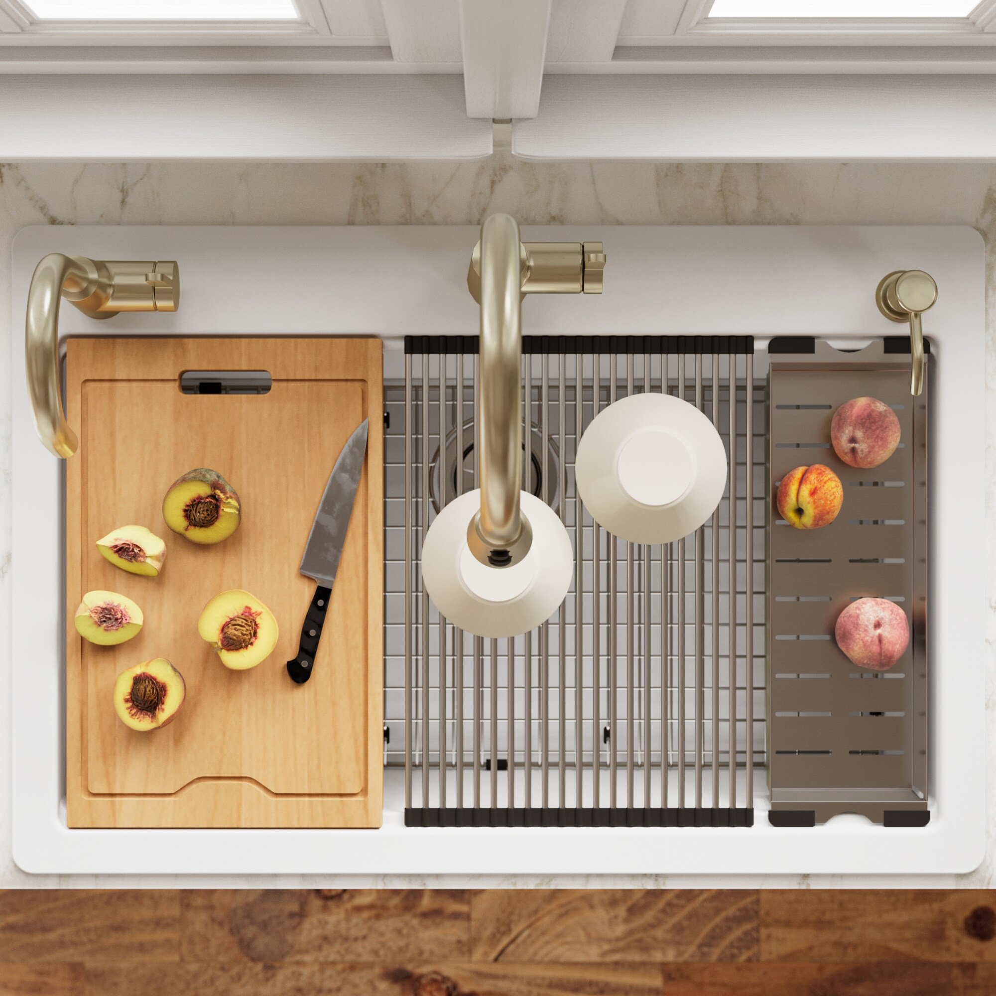 Karran QTWS-875-WH Kitchen-Sinks - View #15