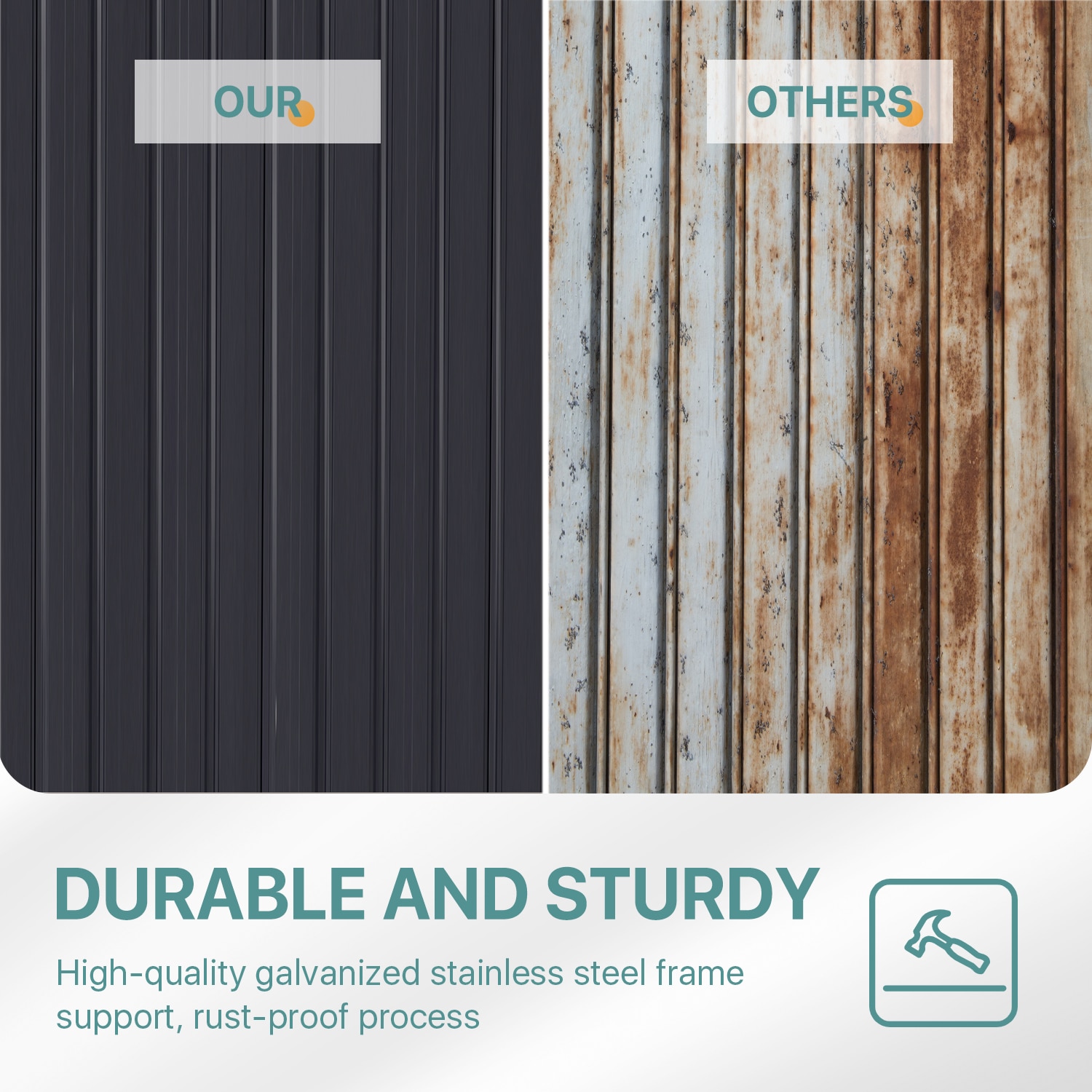 AOXUN AX-30246B Metal-Storage-Buildings-Sheds - View #6