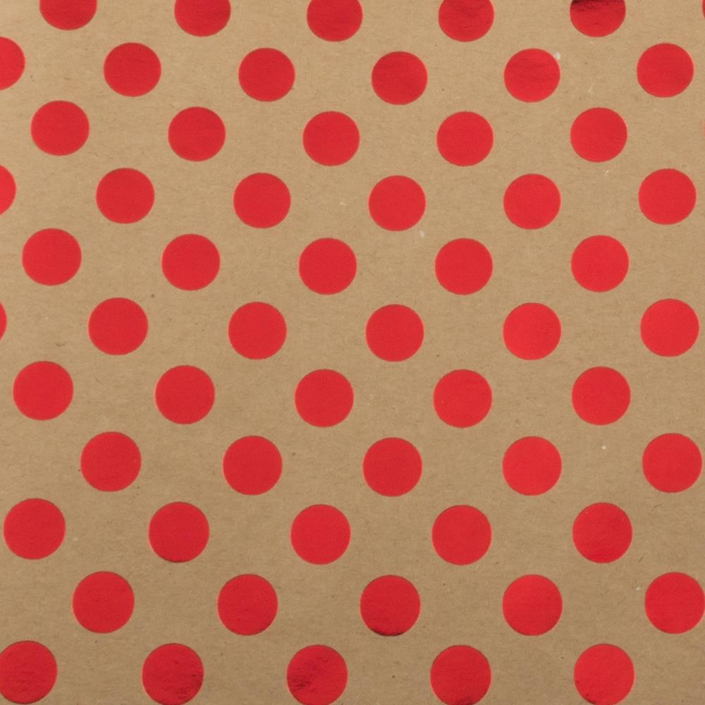 JAM Paper Wrapping Paper Polka Dot 25 Sq Ft Red with White Dots - Office  Depot