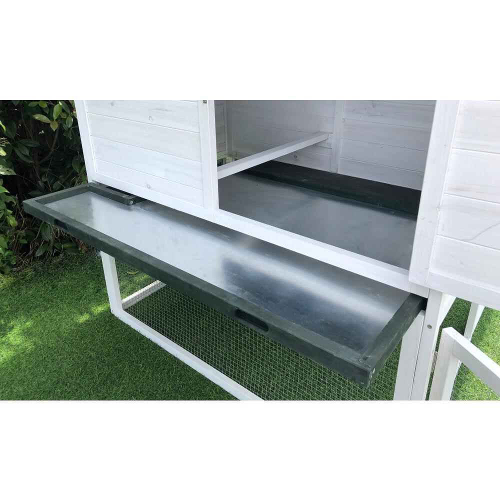 Hanover HANCC0102-WHT Chicken-Coops-Rabbit-Hutches - View #6