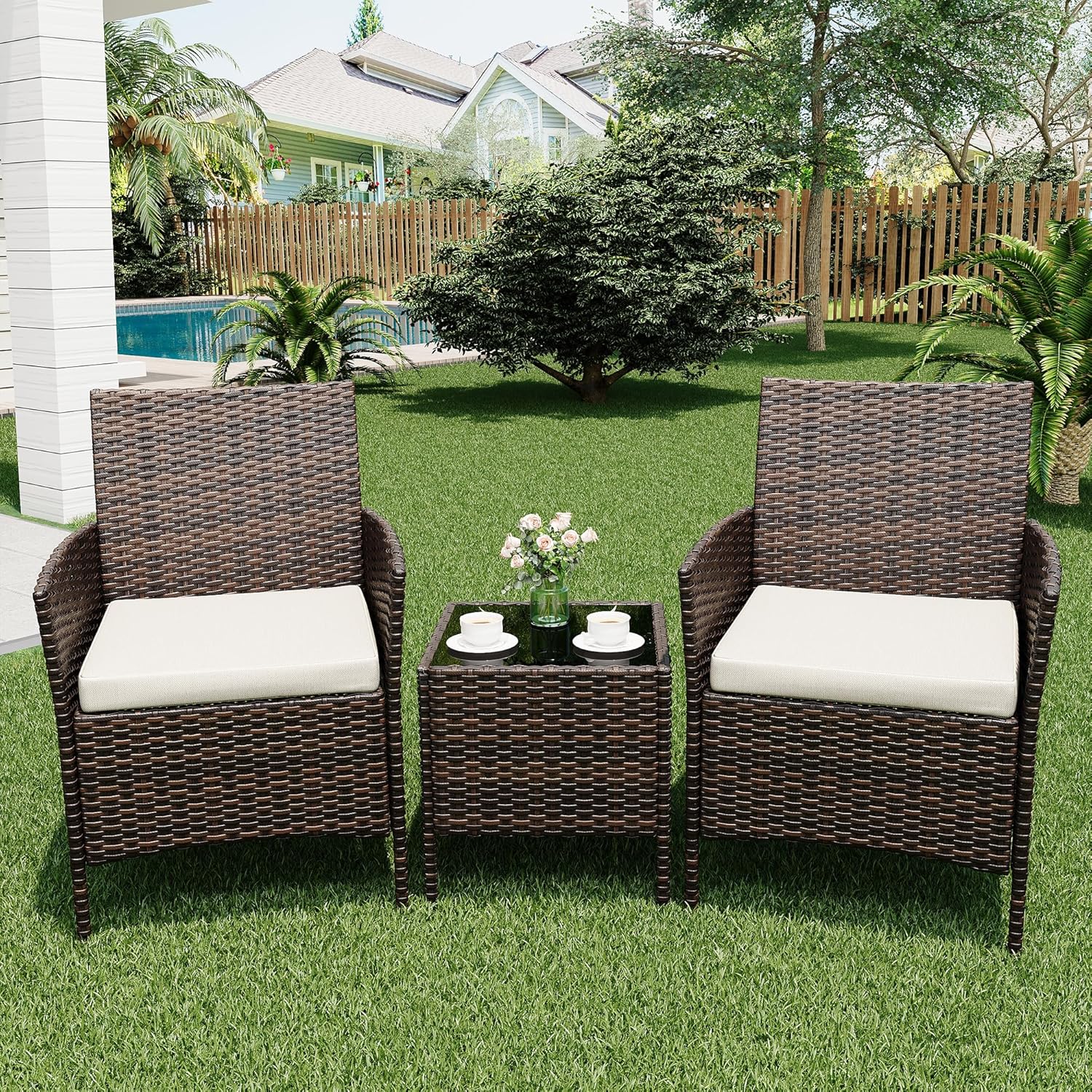 Qeetex LHF-DYQ-PHO-34ULW998 Patio-Dining-Sets - View #3