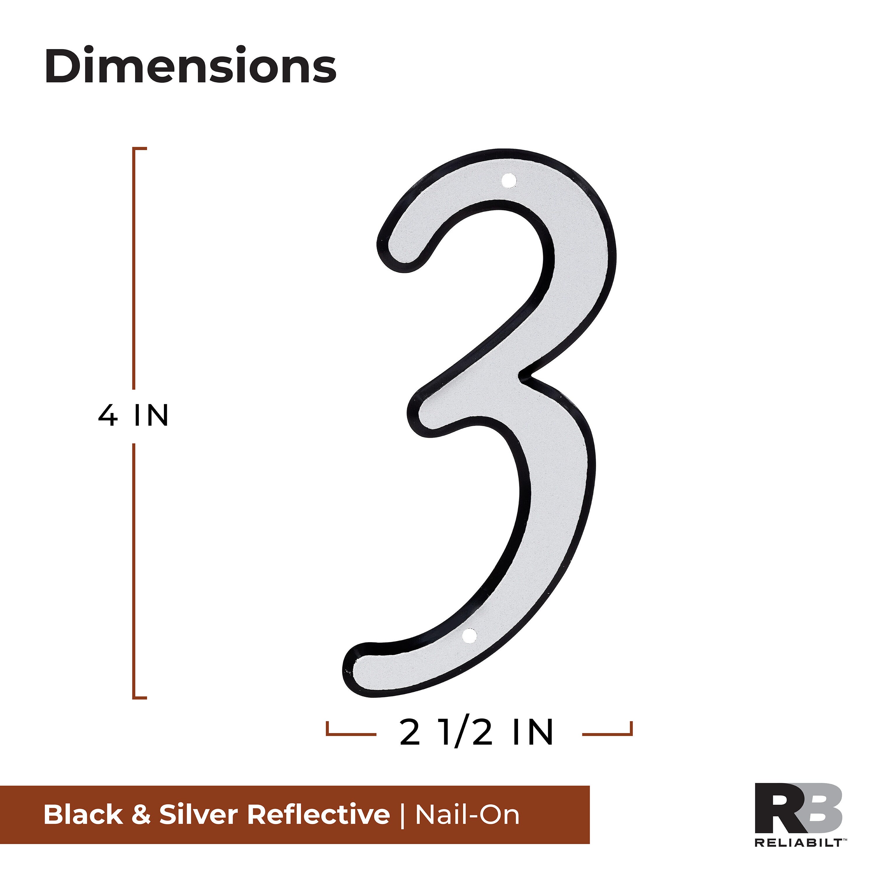 RELIABILT 847593 Signs-Letters-Numbers - View #2