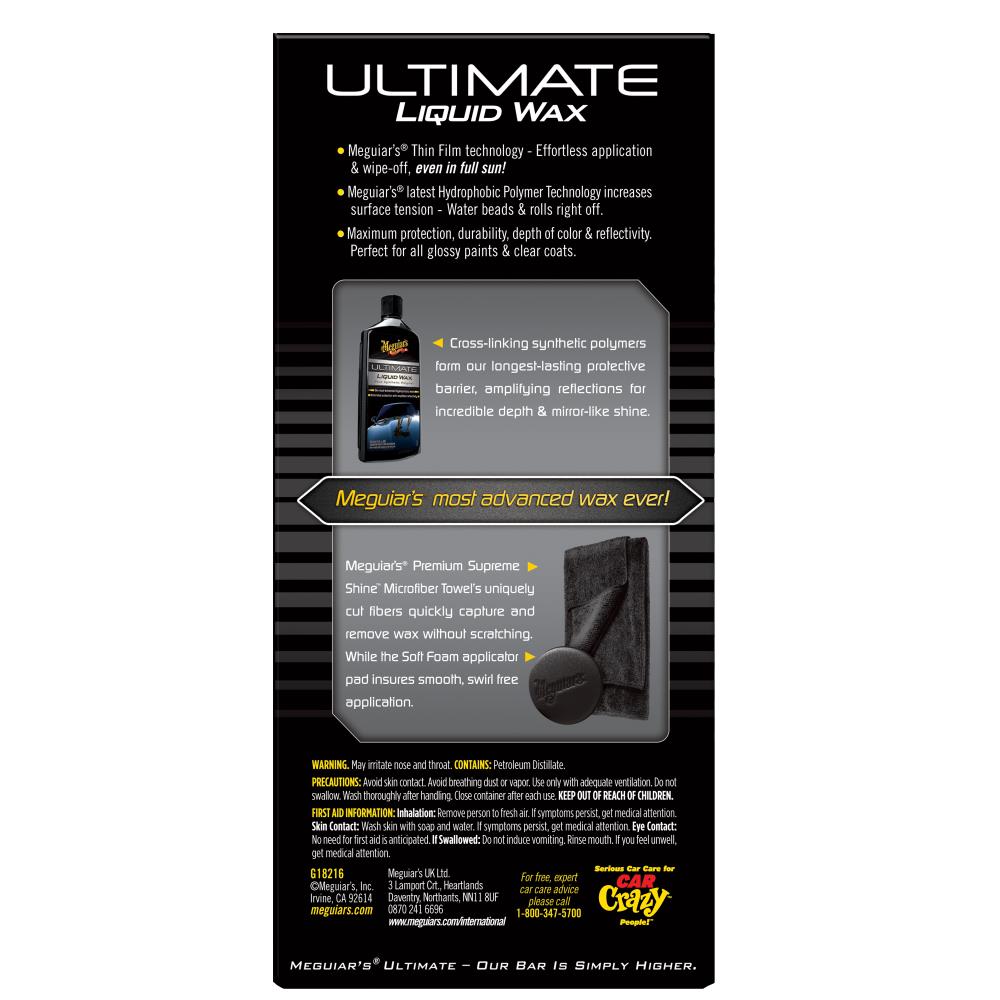 Meguiars Hydrophobic Polymer Technology Ultimate Car Wash and Wax Yellow  1.4 Liter, MEGUIARS, All Brands