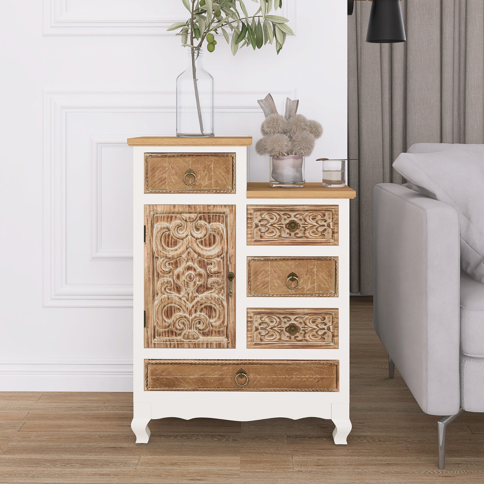 12 inch deep chest of drawers discount