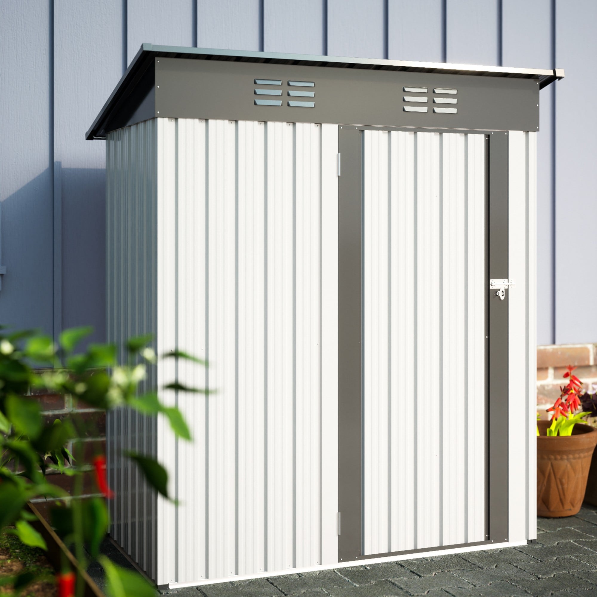 ToolCat BZ-3-115-SN 5.2-Feet x 3.2-Feet Galvanized steel Storage Shed