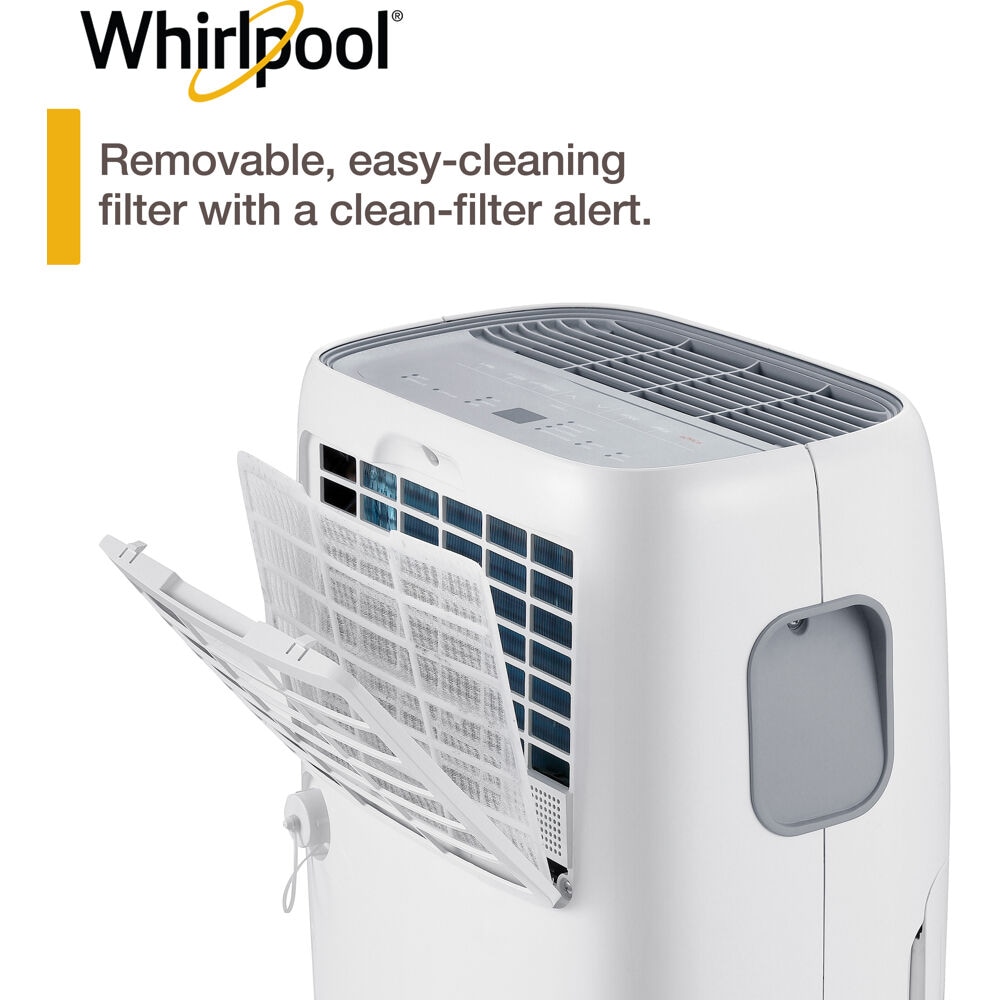 Whirlpool 40 Pint 2 Speed Dehumidifier with Built In Pump ENERGY