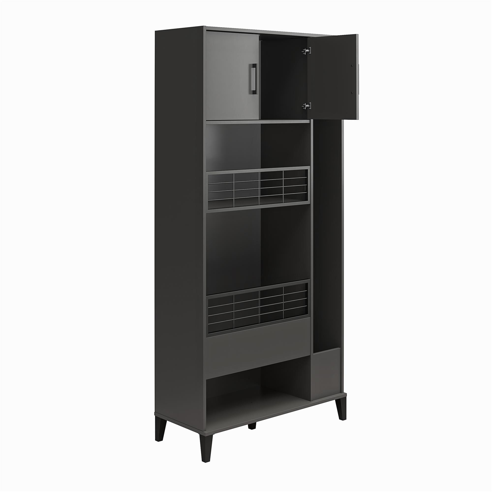 System Build Amplus White 2-Door Storage Cabinet