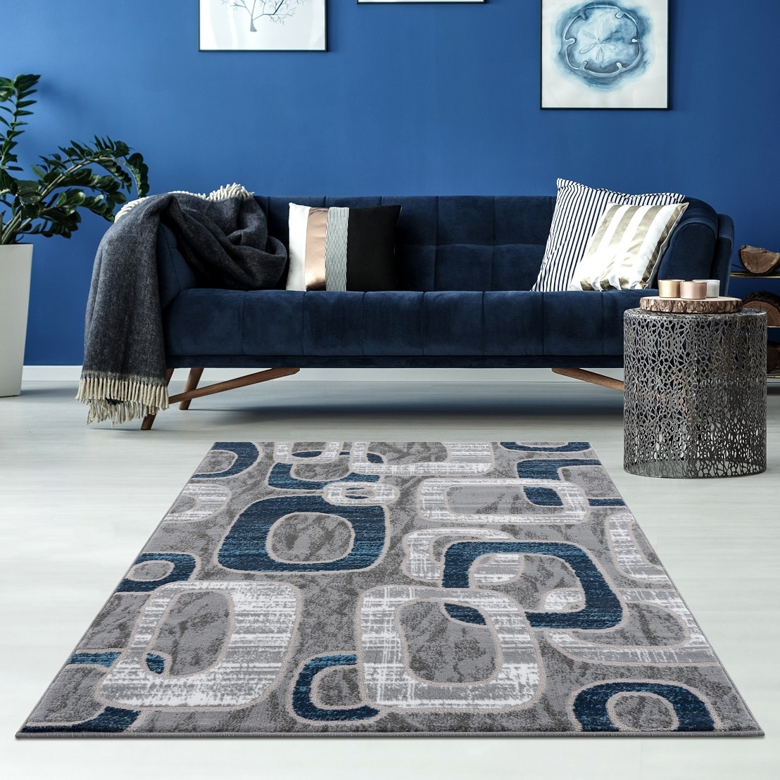 LBaiet SL425B81 BLUE rugs - View #8