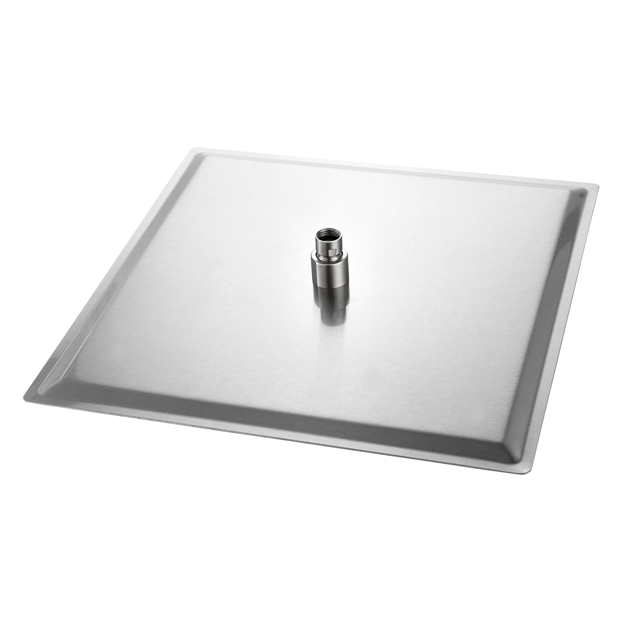 GRANDJOY TOBILI010RB ClassicRain 1.0 -Settings Brushed Nickel 10-in Square Fixed High Pressure Rain Shower Head 2.5 GPM