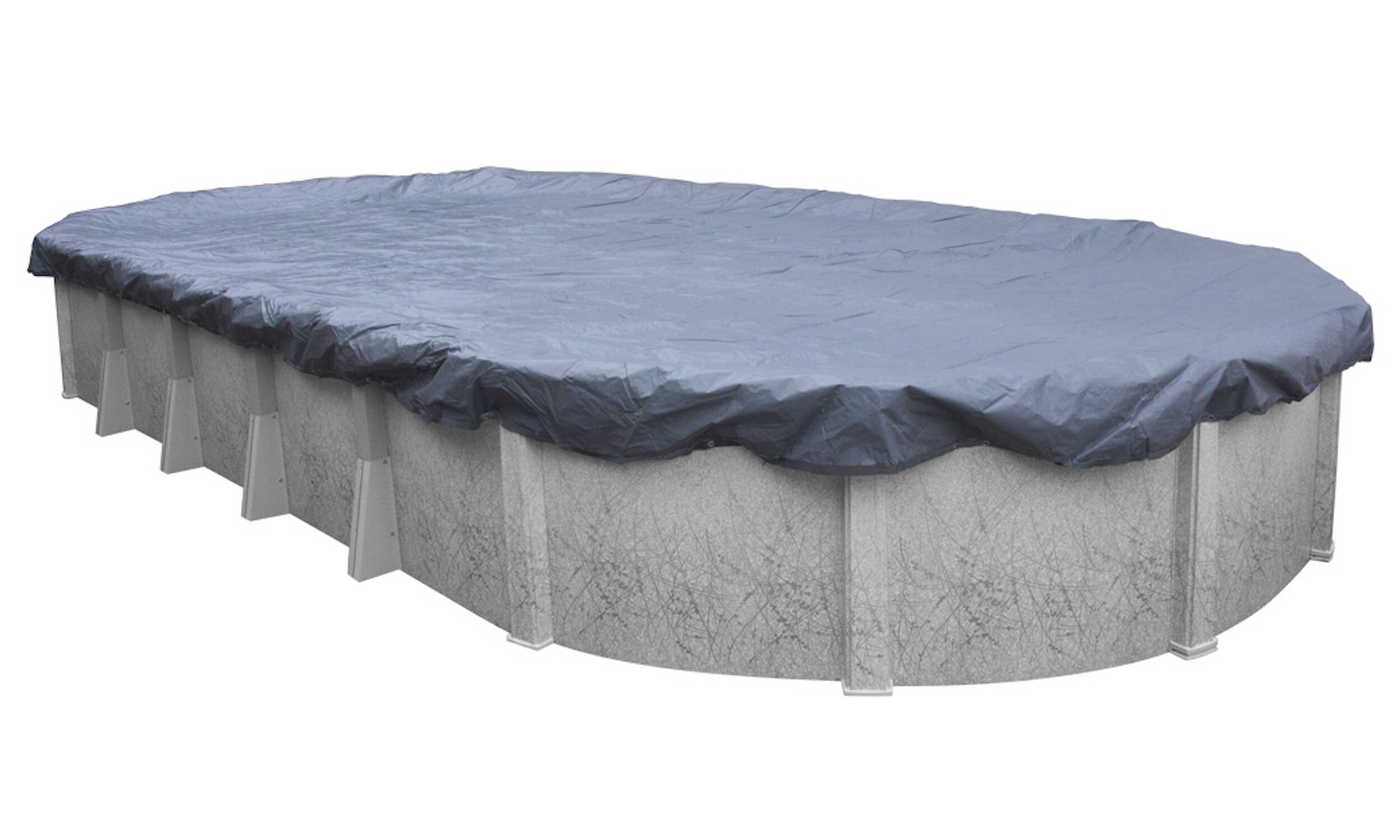 Robelle 461224 24-ft x 12-ft Value-Line Polyethylene Winter Oval Pool Cover