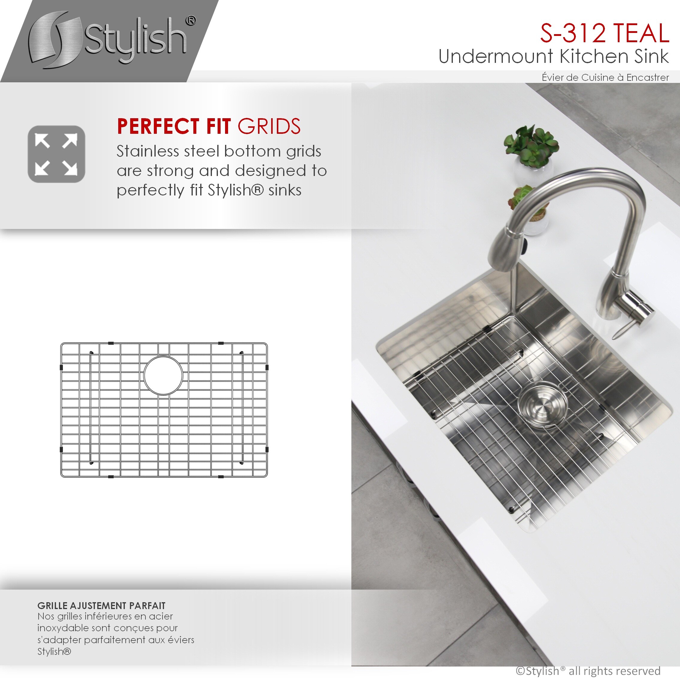 Stylish S-312XG1 Kitchen-Sinks - View #6