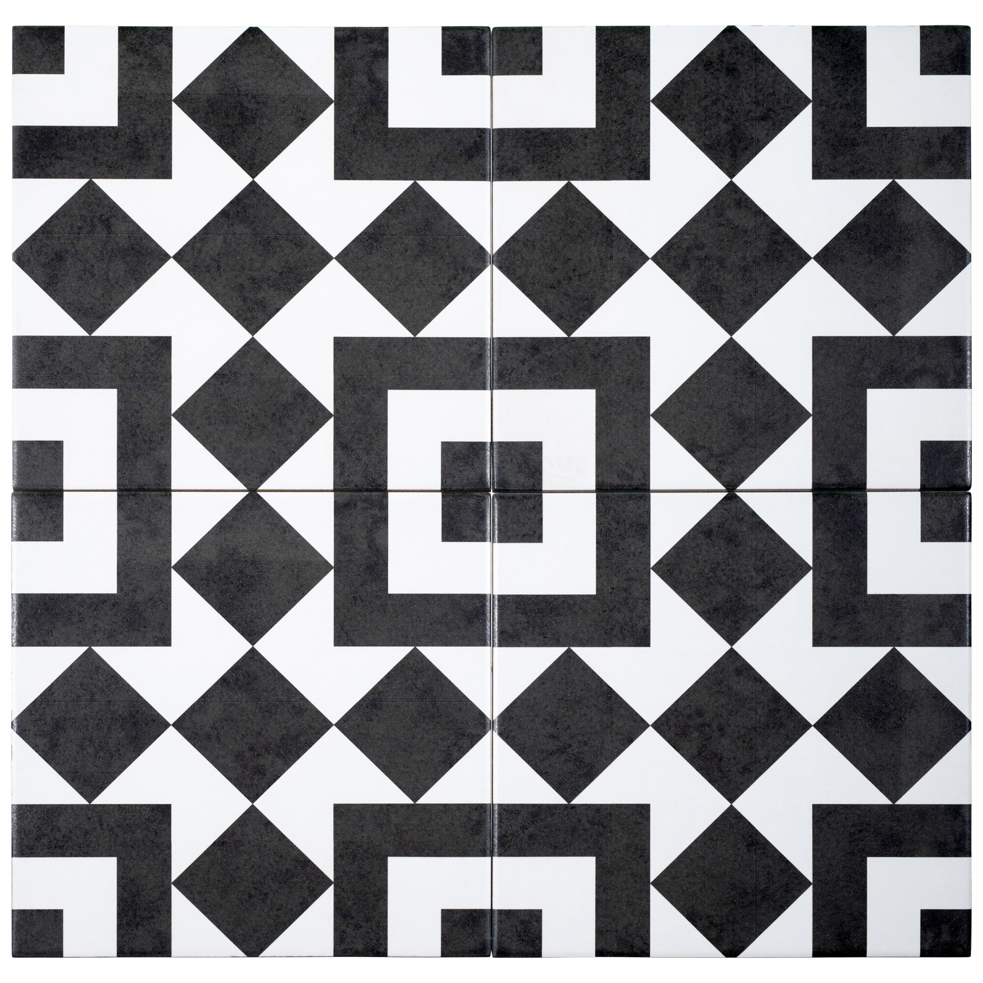 Andova Tiles LUV Letter 8-in x 8-in Glazed Porcelain Patterned Floor ...