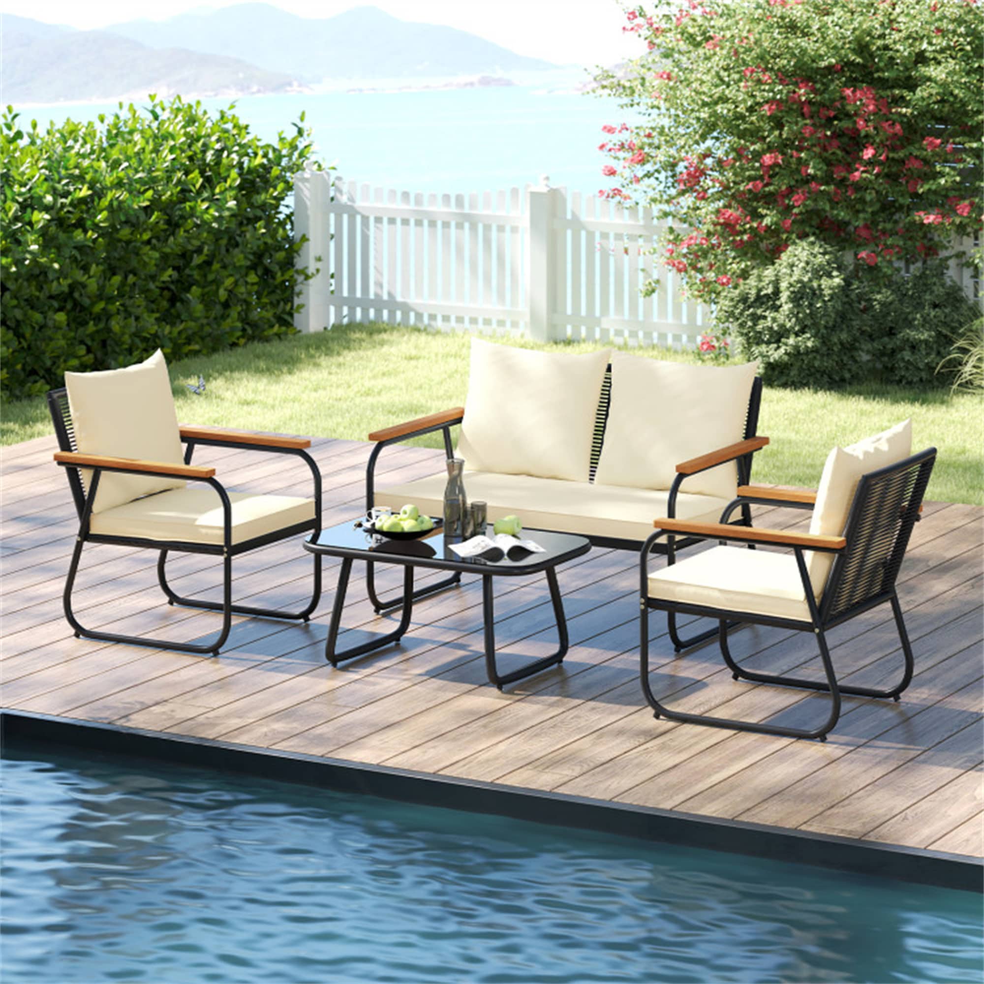 BABOOM BOM-11575BN-OR Patio-Conversation-Sets - View #3