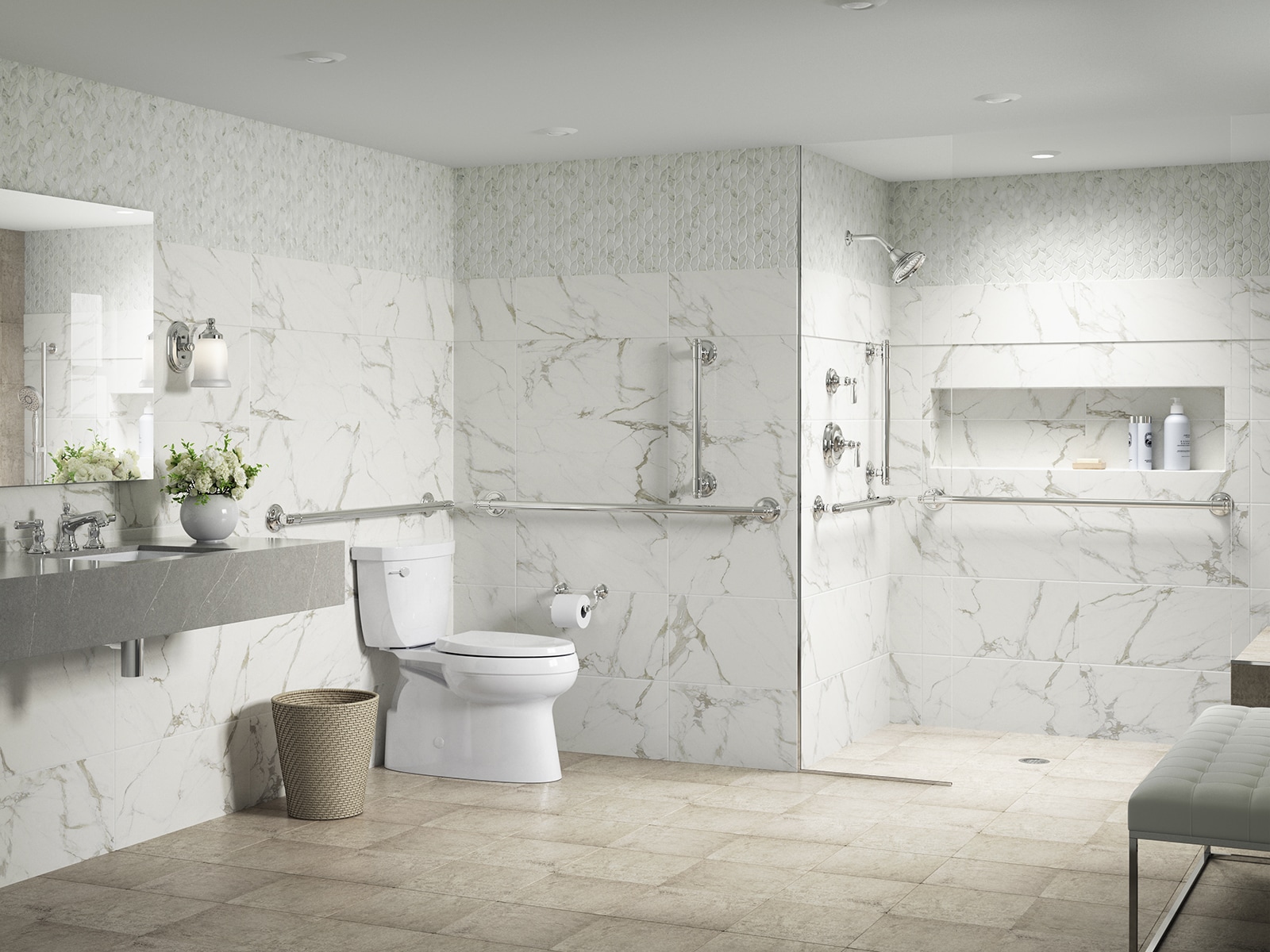 KOHLER K-26504-CP Grab-Bars - View #3