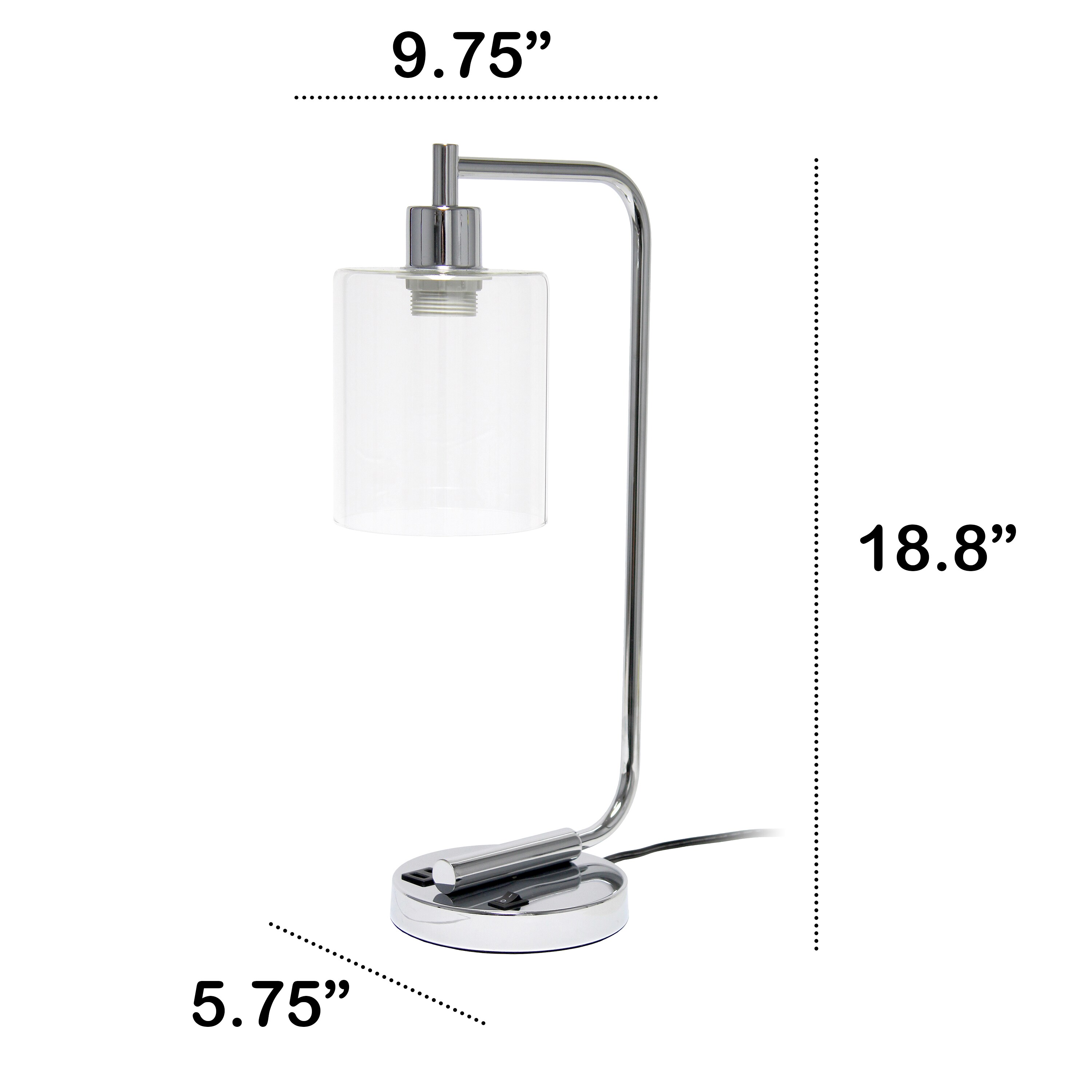 Lalia Home LHD-2002-CH Desk-Table-Lamps - View #3