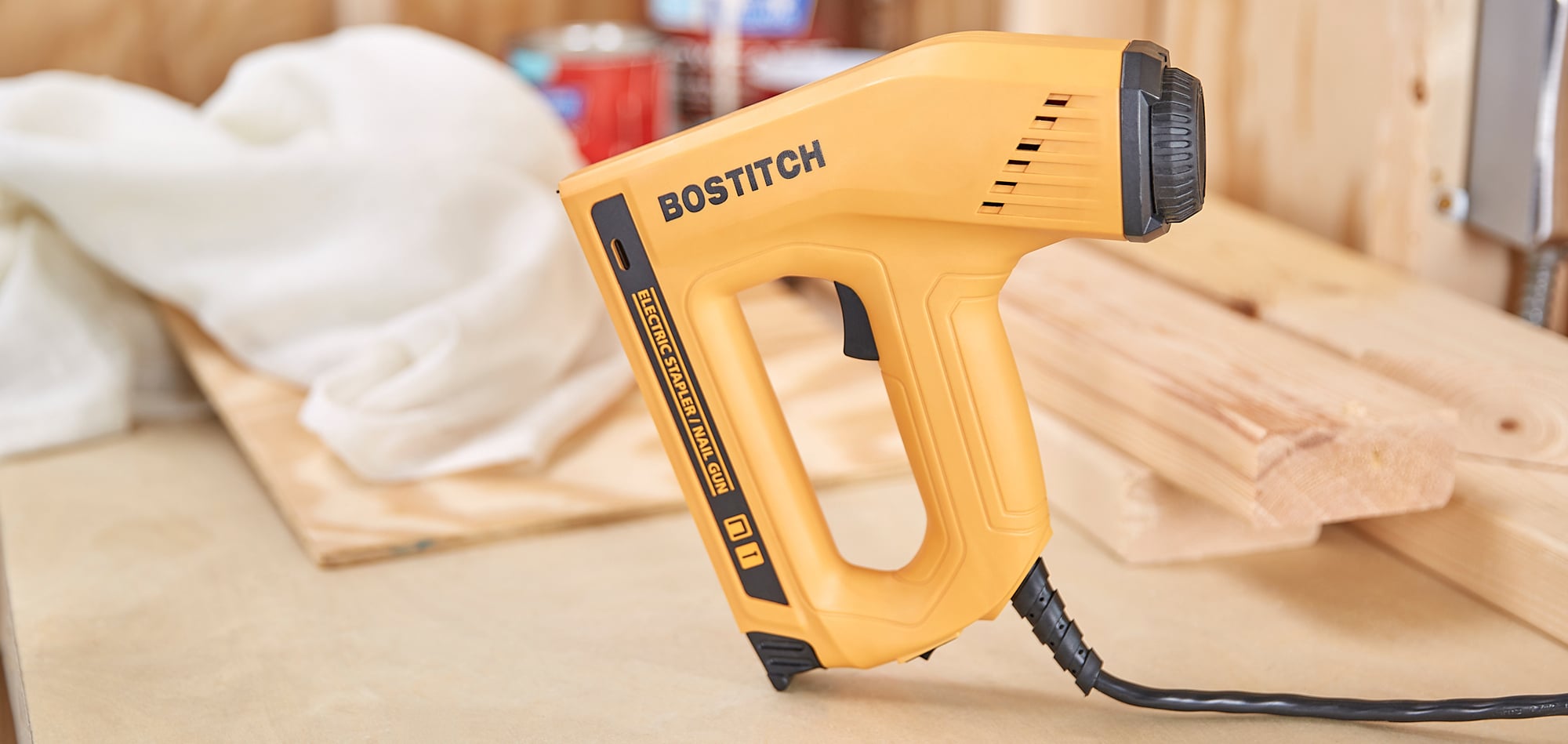 Bostitch 3/8-in Corded Electric Staple Gun at