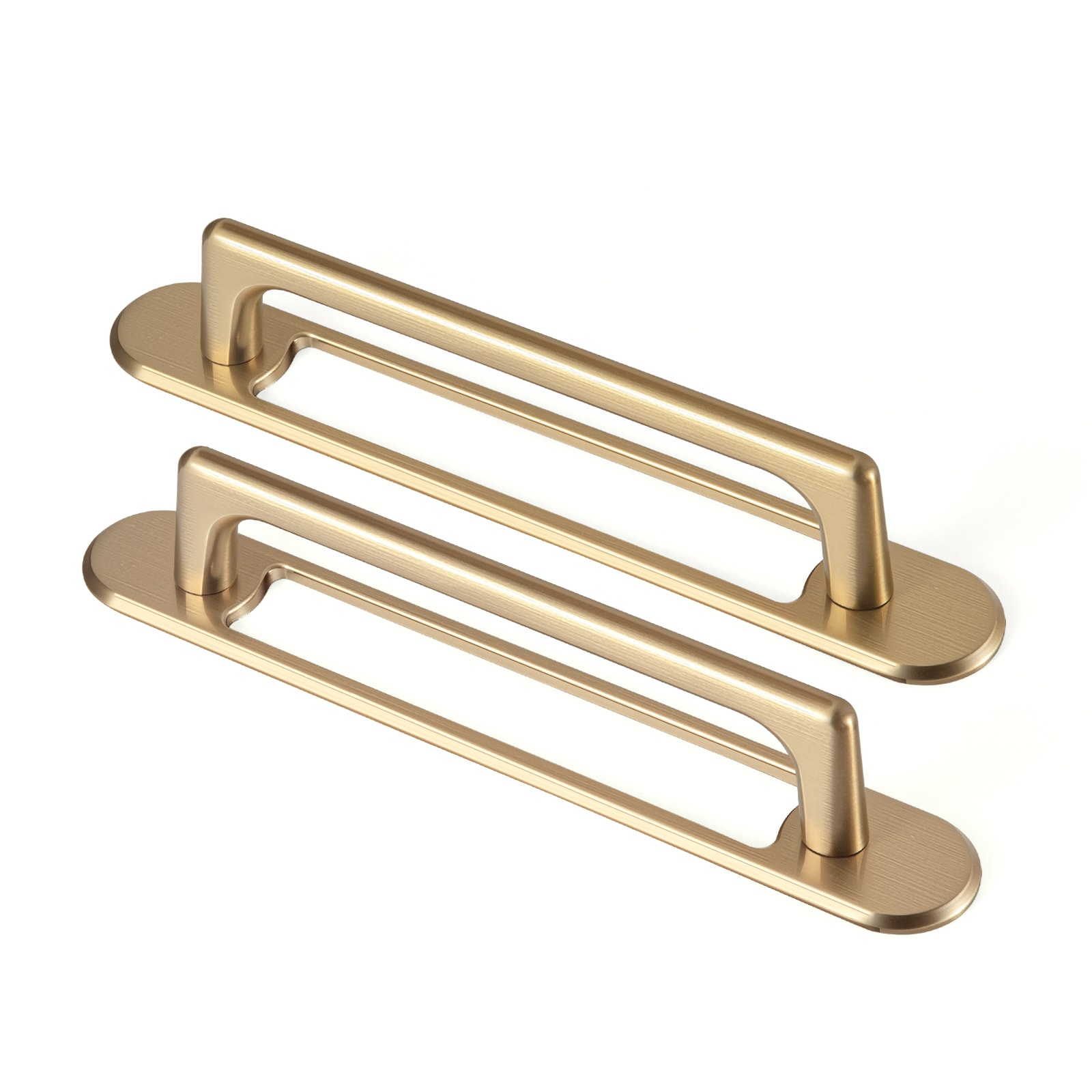 Miaokesen 052UBR-G021-128-2 5-1/16-in , 128mm Center to Center Champagne Bronze Cylindrical Bar Drawer Pull 2 -Pack