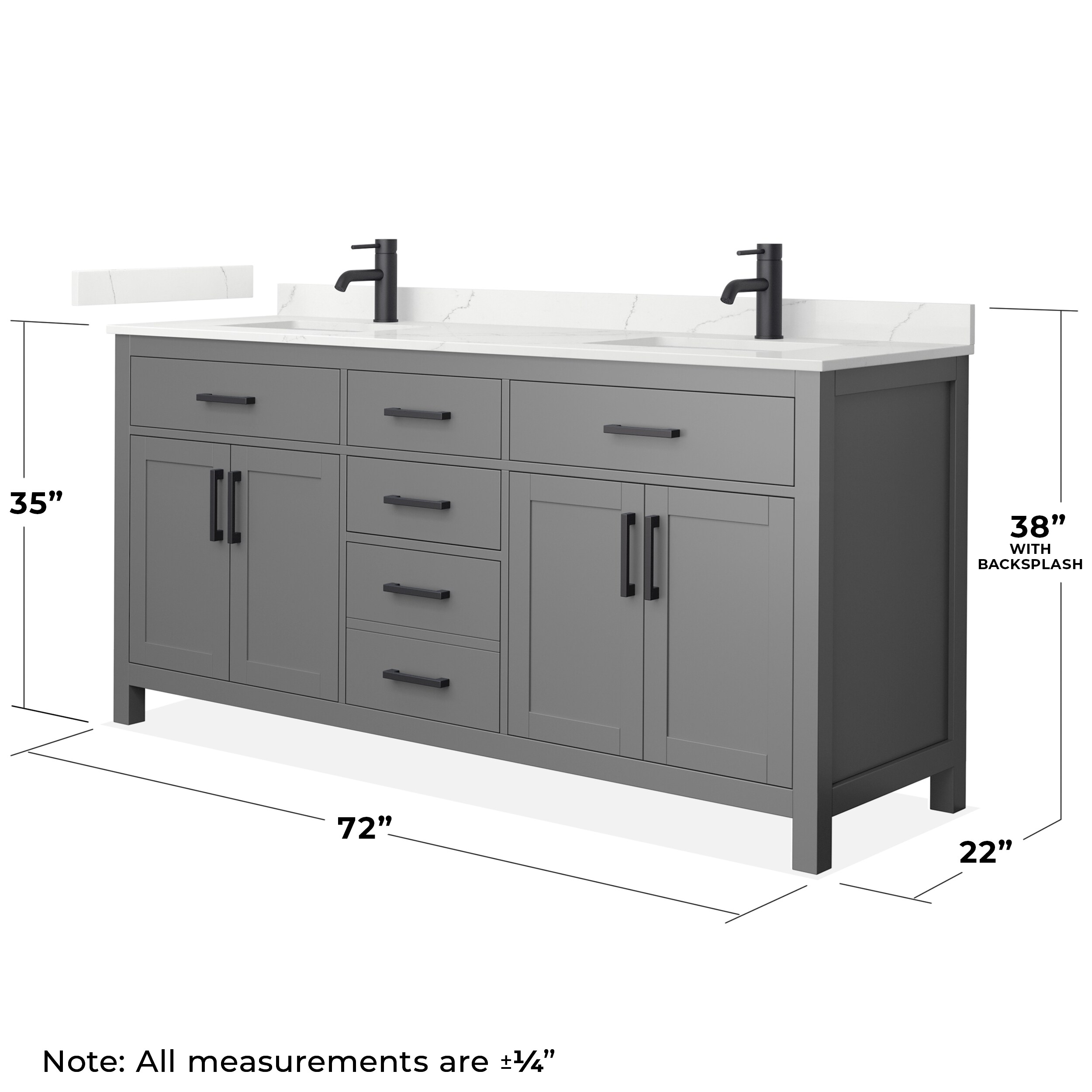 Wyndham Collection WCG242472DGBGTUNSMXX Bath-Vanity-Combo - View #4