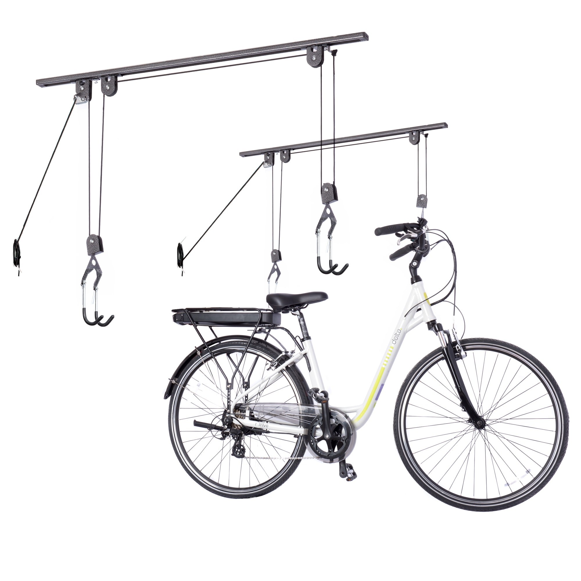 Delta Cycle & Home El Greco Bike Storage Hoist 1-Bike Hoist in the Bike  Racks & Storage department at