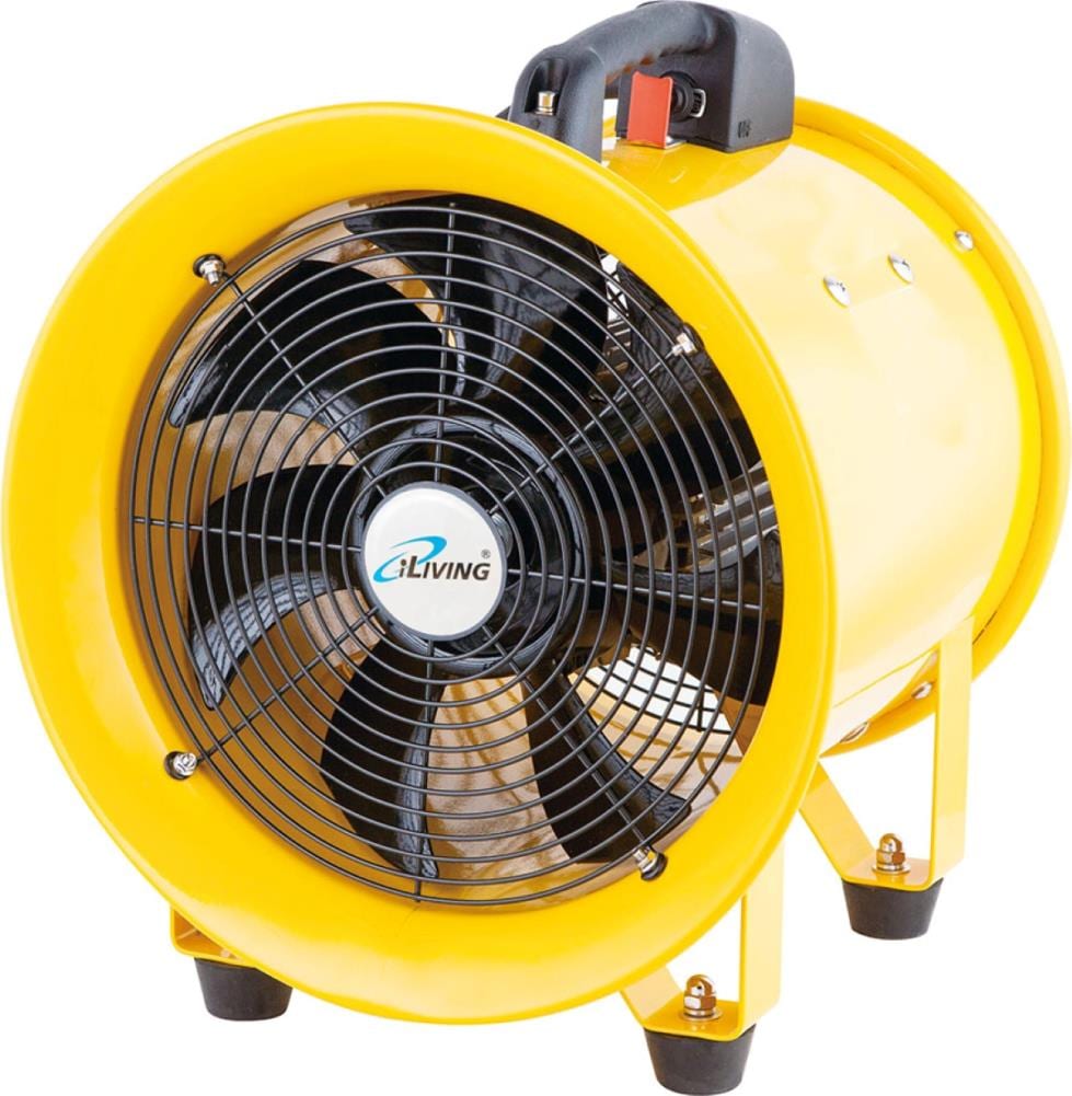 220V/110V AC 12inch Industrial Exhaust Air Cooling Portable