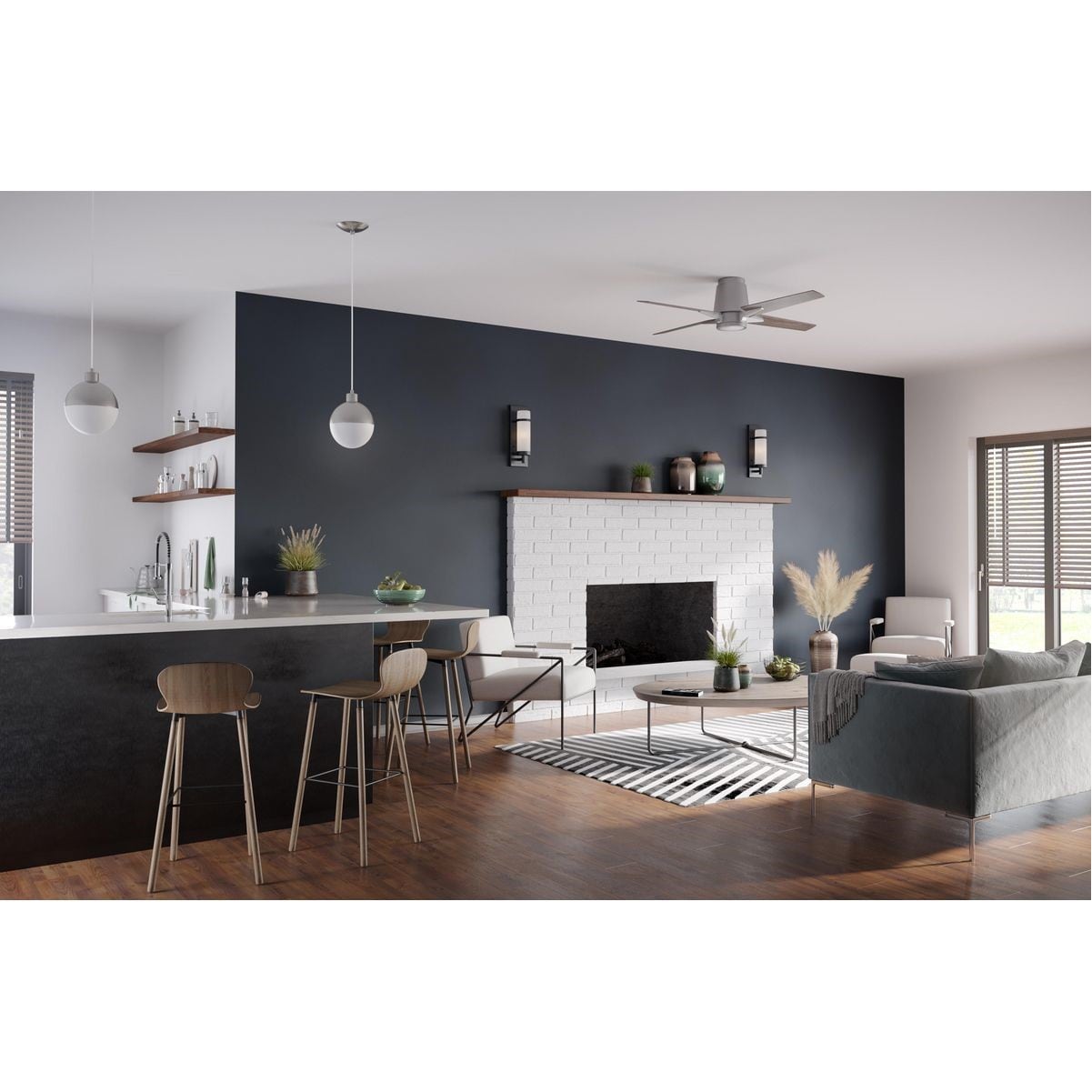 Progress Lighting P2669-8130K Ceiling-Fan-Blade-Arms - View #3