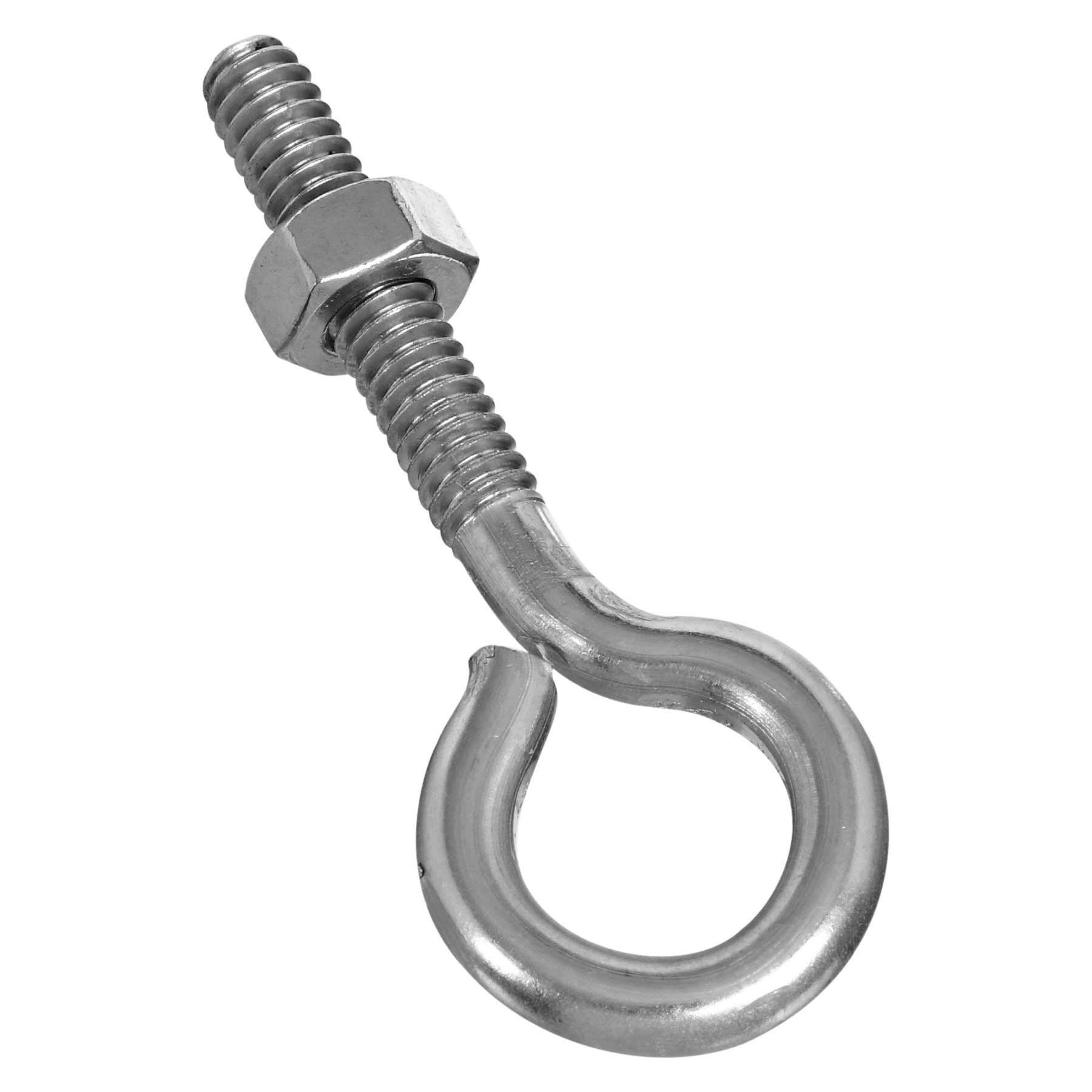 National Hardware N221-580 1/4-in 1/4-in x 2-1/2-in Stainless Interior/Exterior Coarse Thread Eye Bolt