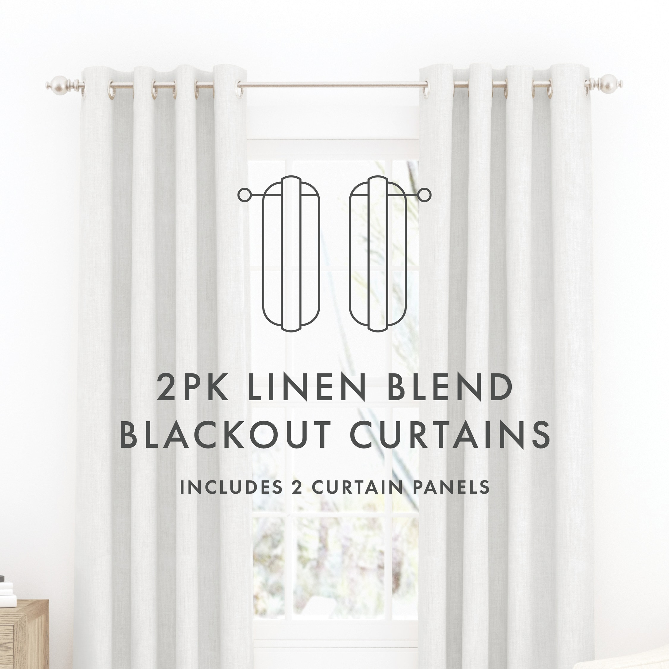 Ienjoy Home IH-CTGB-5084-LG curtains - View #6