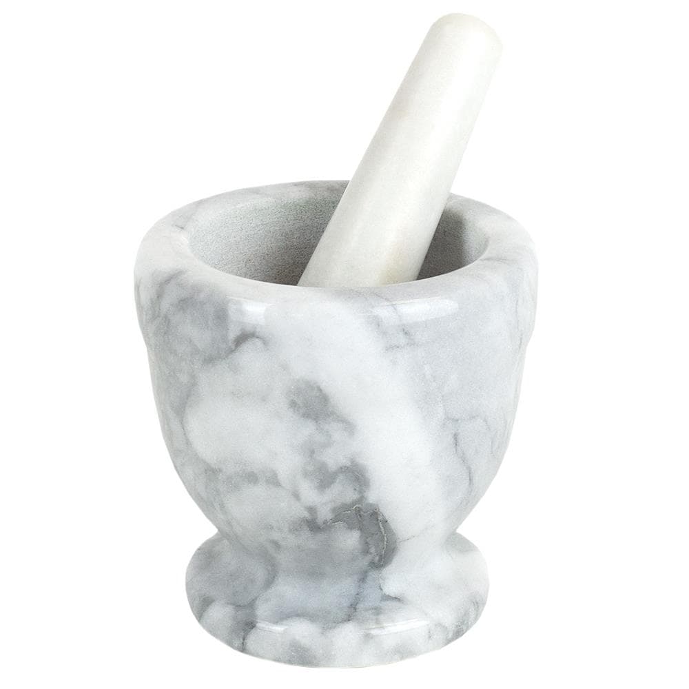 White Grey Marble Mortar and Pestle/Garlic Grinder/Kitchen Accessories from  China 