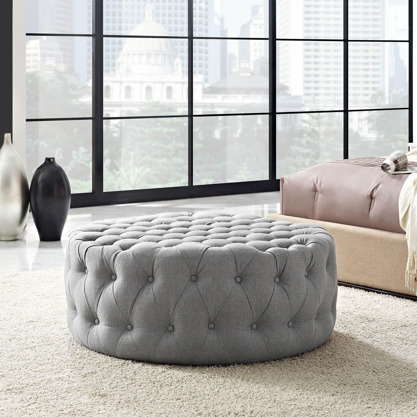 Modway EEI-2225-LGR Indoor-Ottomans - View #2