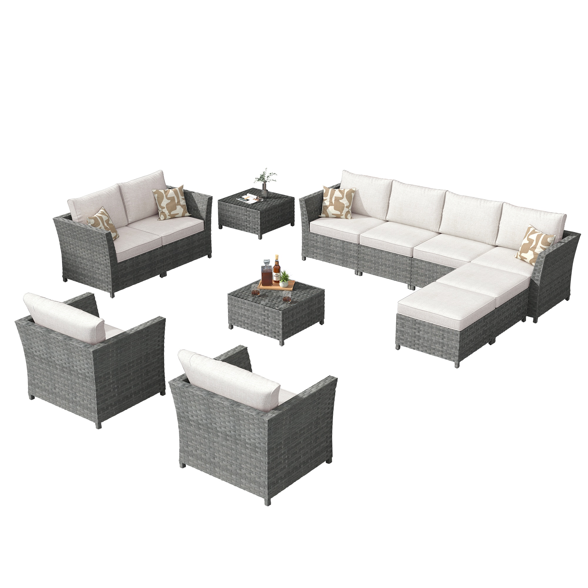 XIZZI KING614 Patio-Conversation-Sets - View #2