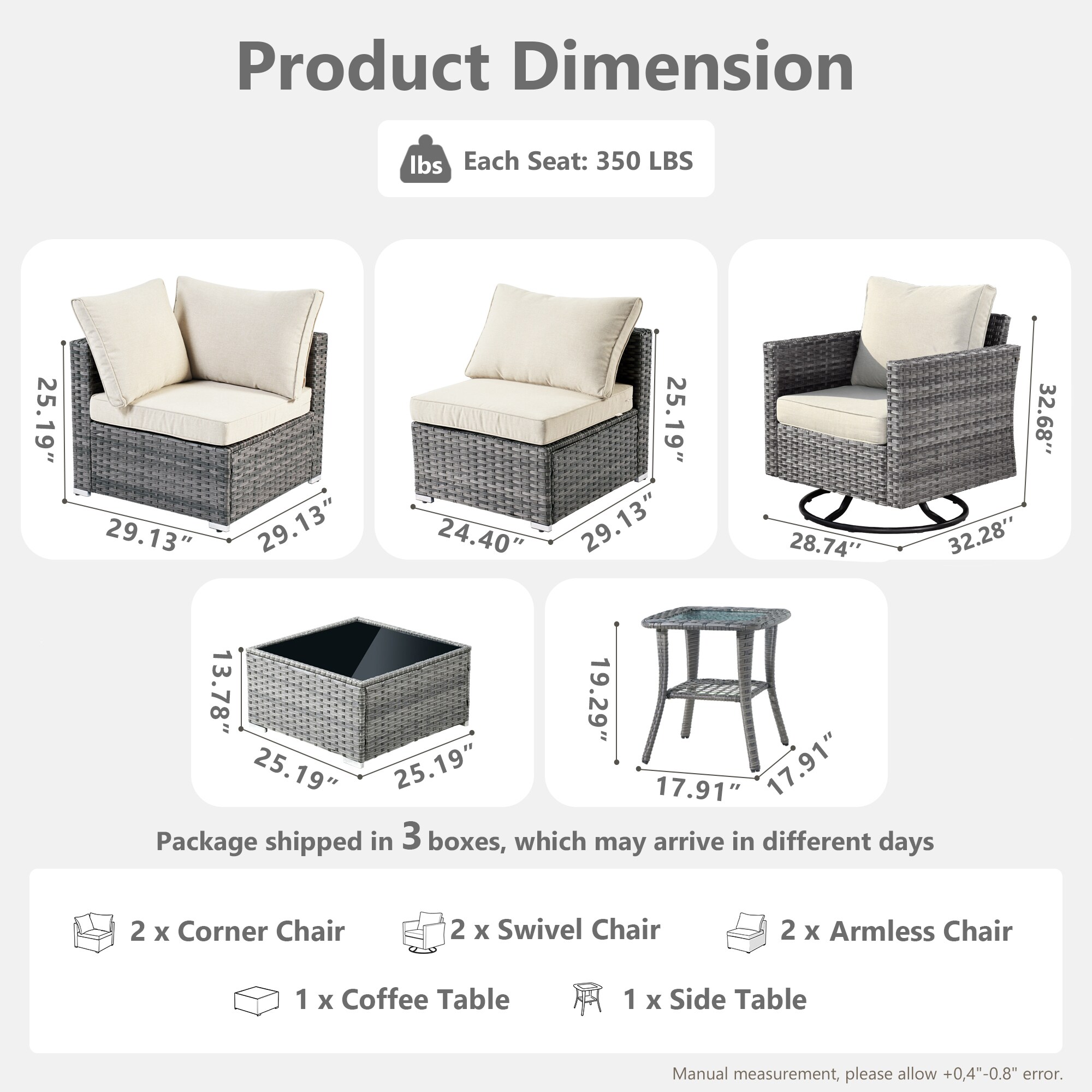 weaxty HMBYZGRSHOP600-8 Patio-Sofas-Daybeds - View #8