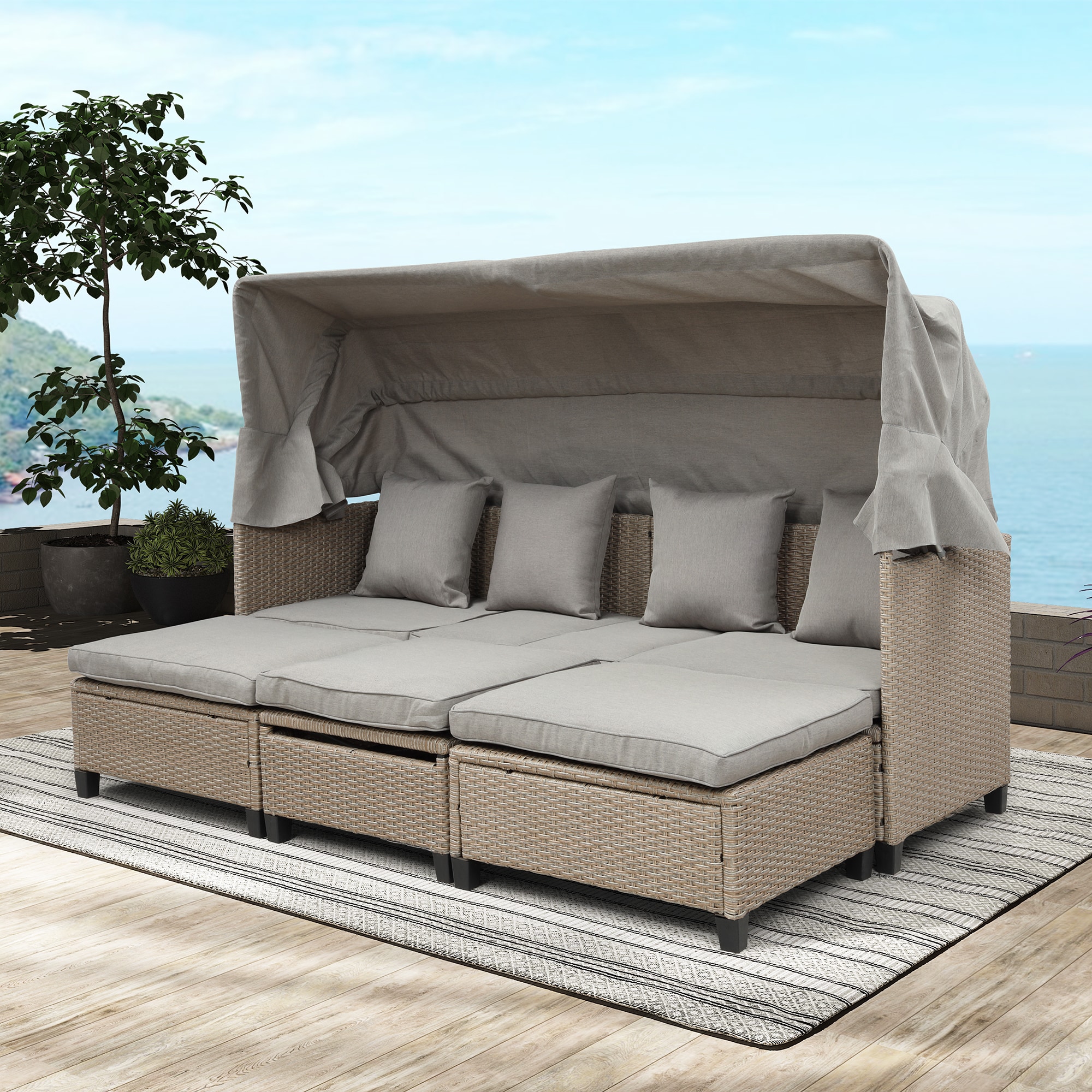 Nestfair HPTP121E Patio-Sofas-Daybeds - View #2