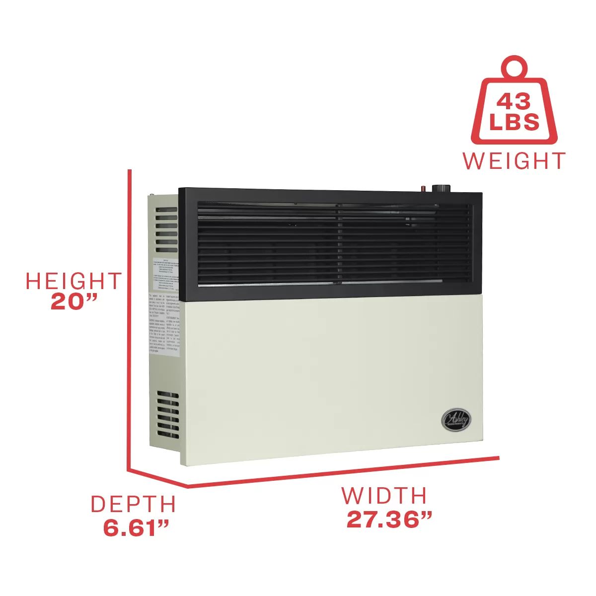 Ashley Hearth Products DVAG17N Gas-Heaters - View #3