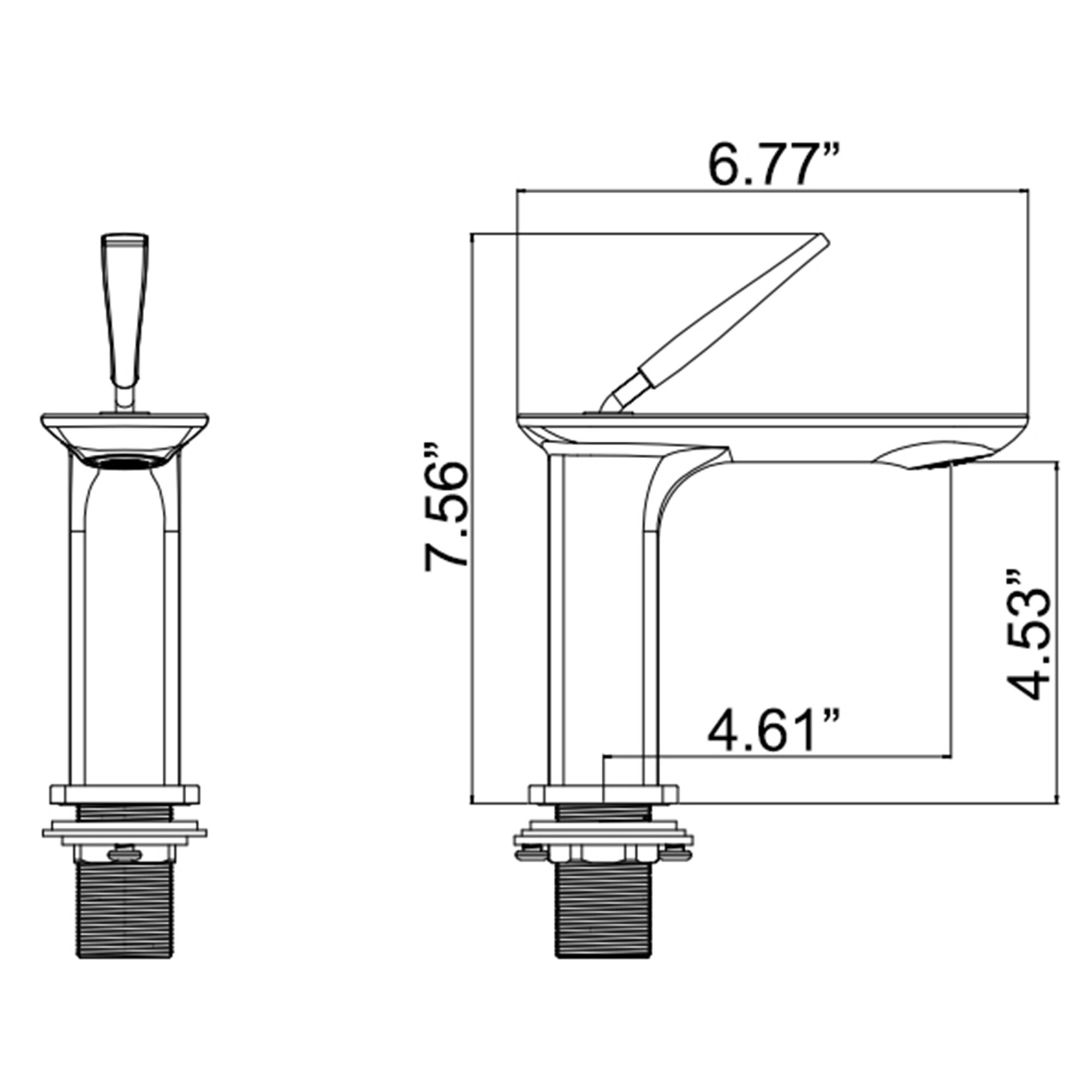 WELLFOR WB-H#RB0804 Lavatory-Faucets - View #8