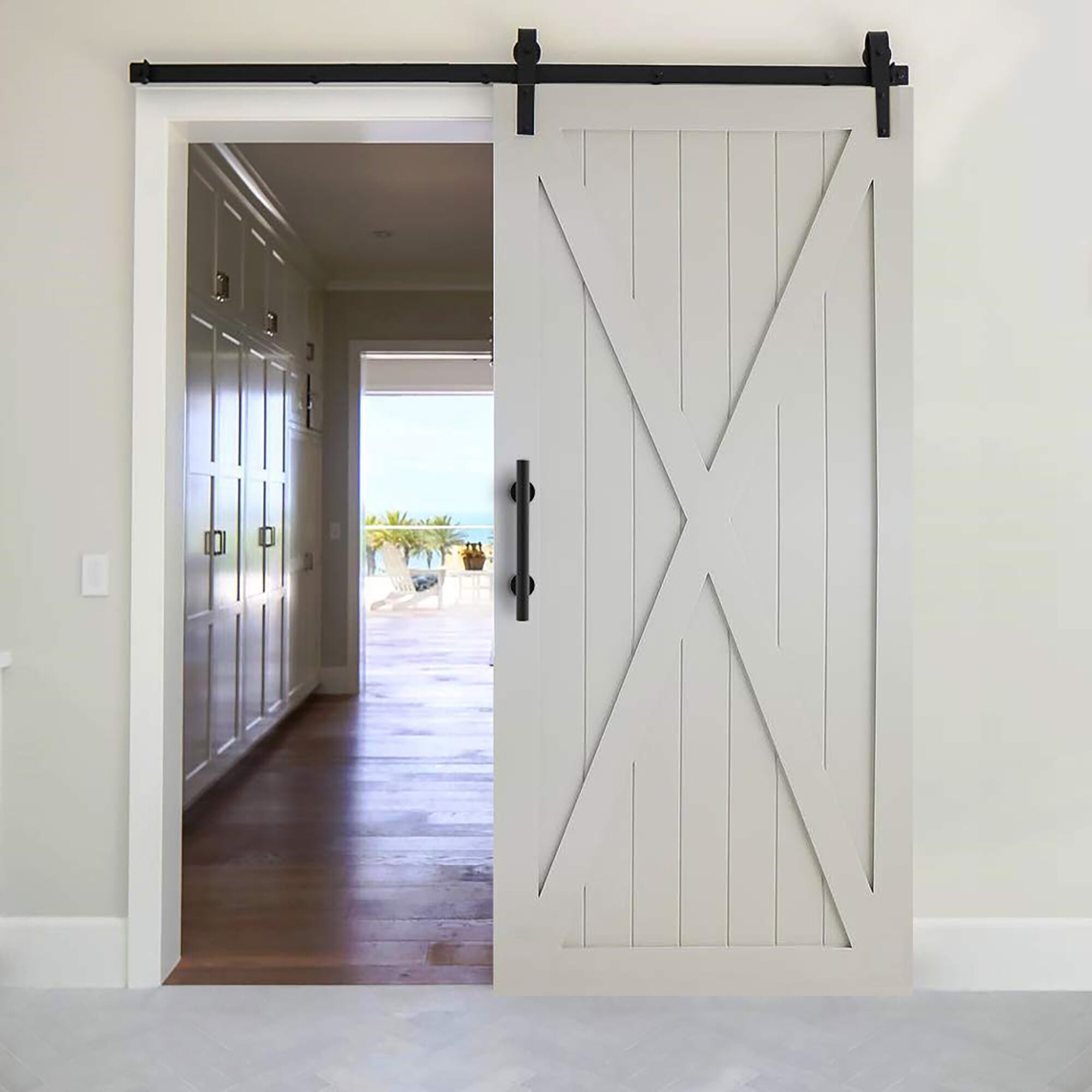Clihome X001YCBDHX-LTC Barn-Door-Roller-Kits - View #6
