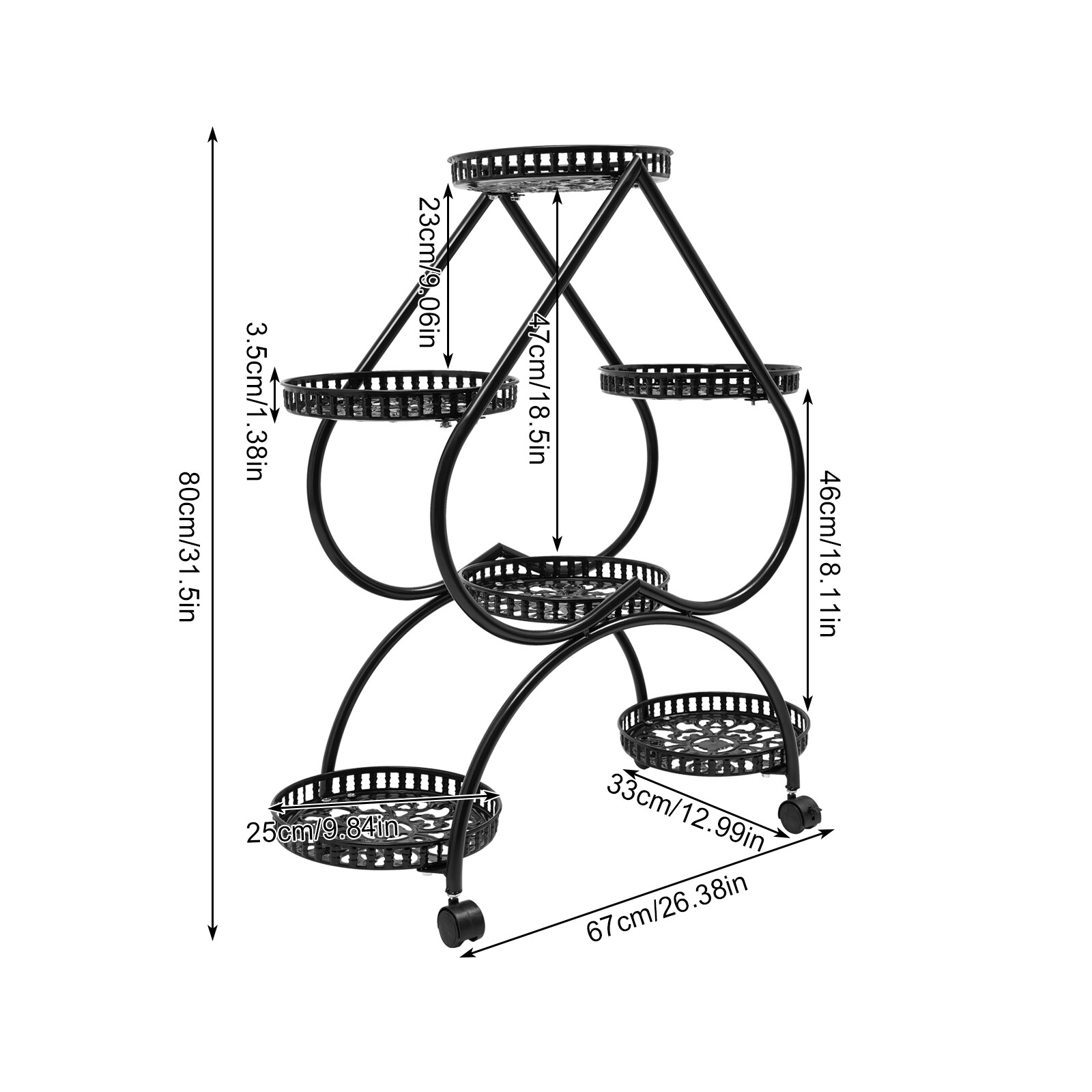 CNCEST OT-ZJCY-5179 Plant-Stand - View #4