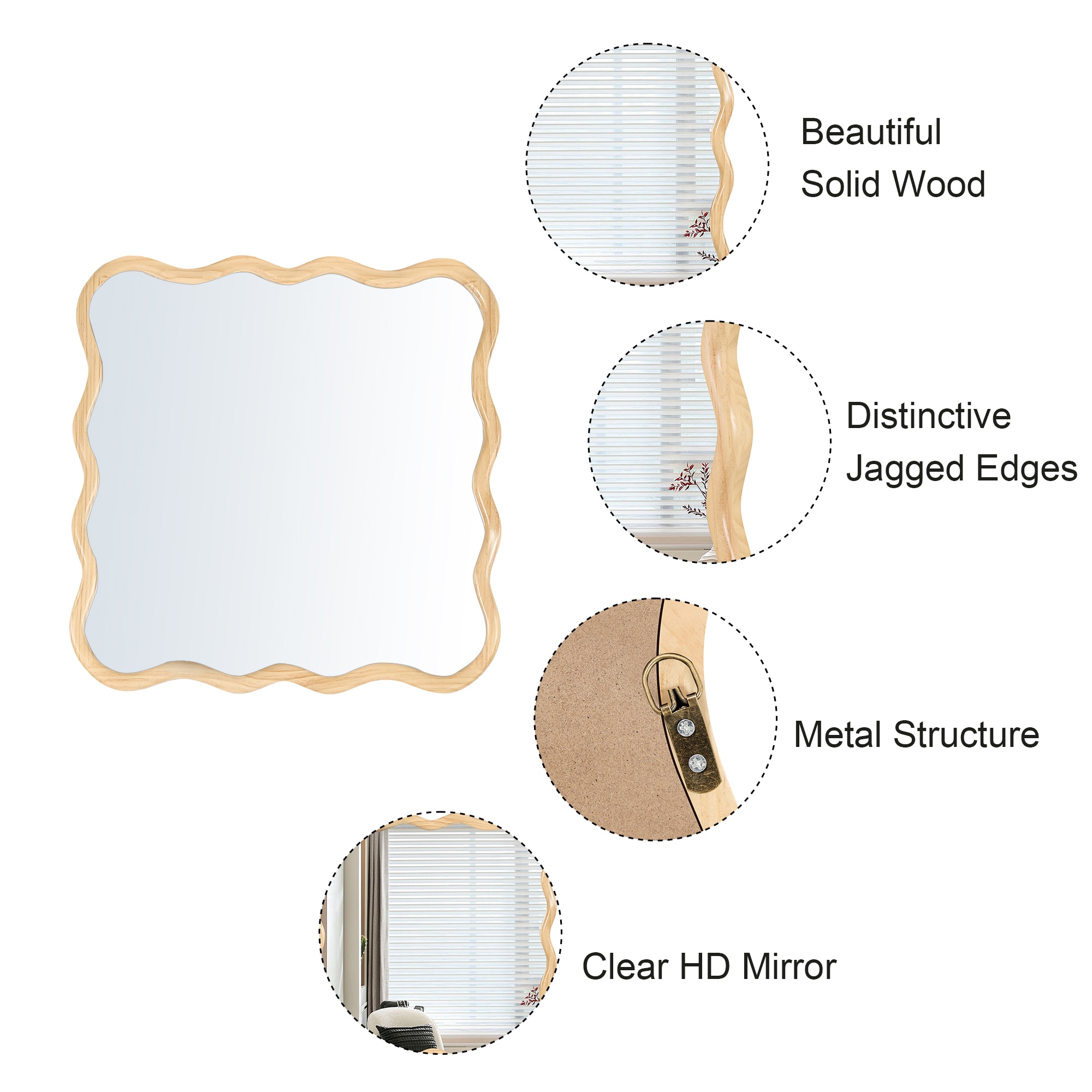 SINOFURN SYD240006GD Decor-Mirrors - View #11